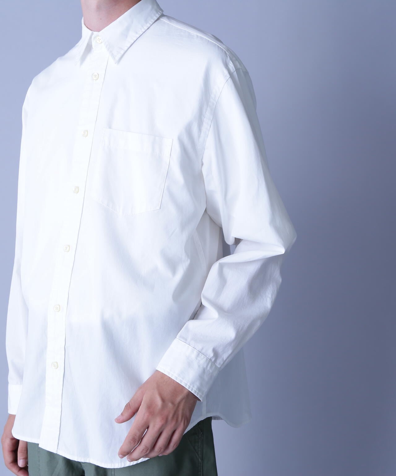 BASIC BROAD L/S SHIRT / ベーシック ブロード 長袖 シャツ | AVIREX