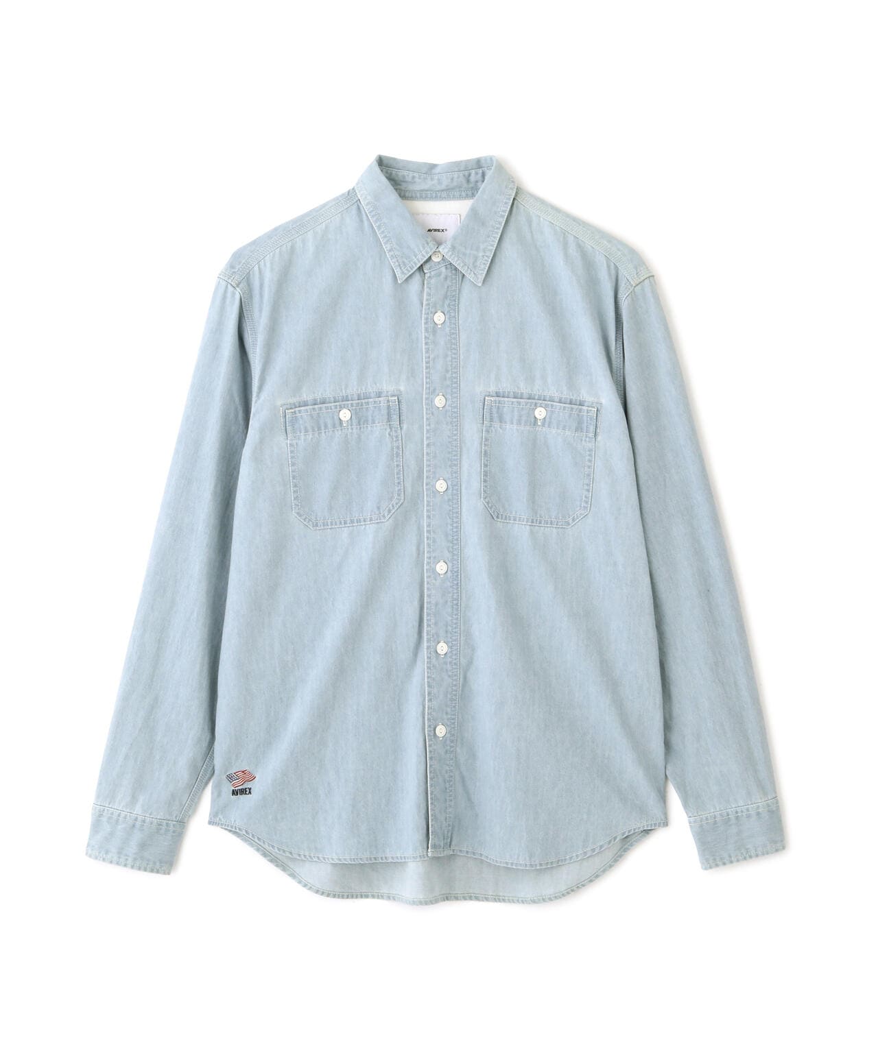 BASIC LIGHT DENIM L/S SHIRT / ベーシック ライト デニム 長袖 シャツ