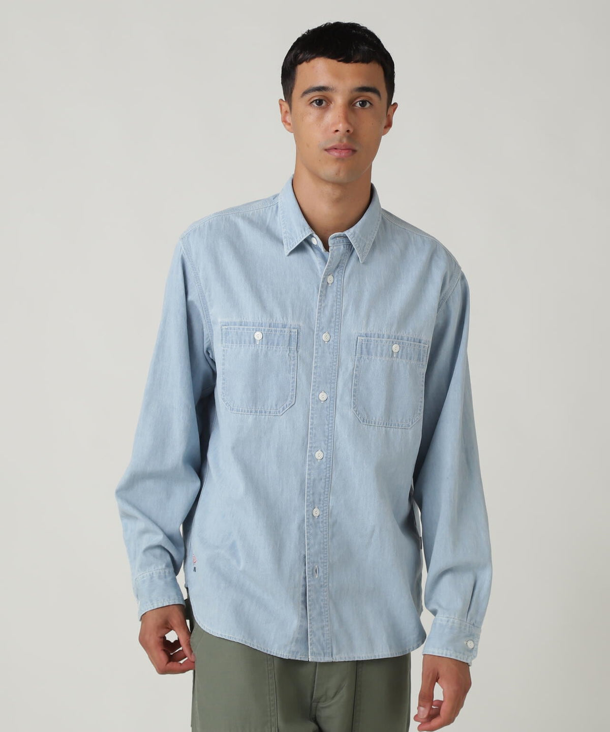 BASIC LIGHT DENIM L/S SHIRT / ベーシック ライト デニム 長袖 シャツ 