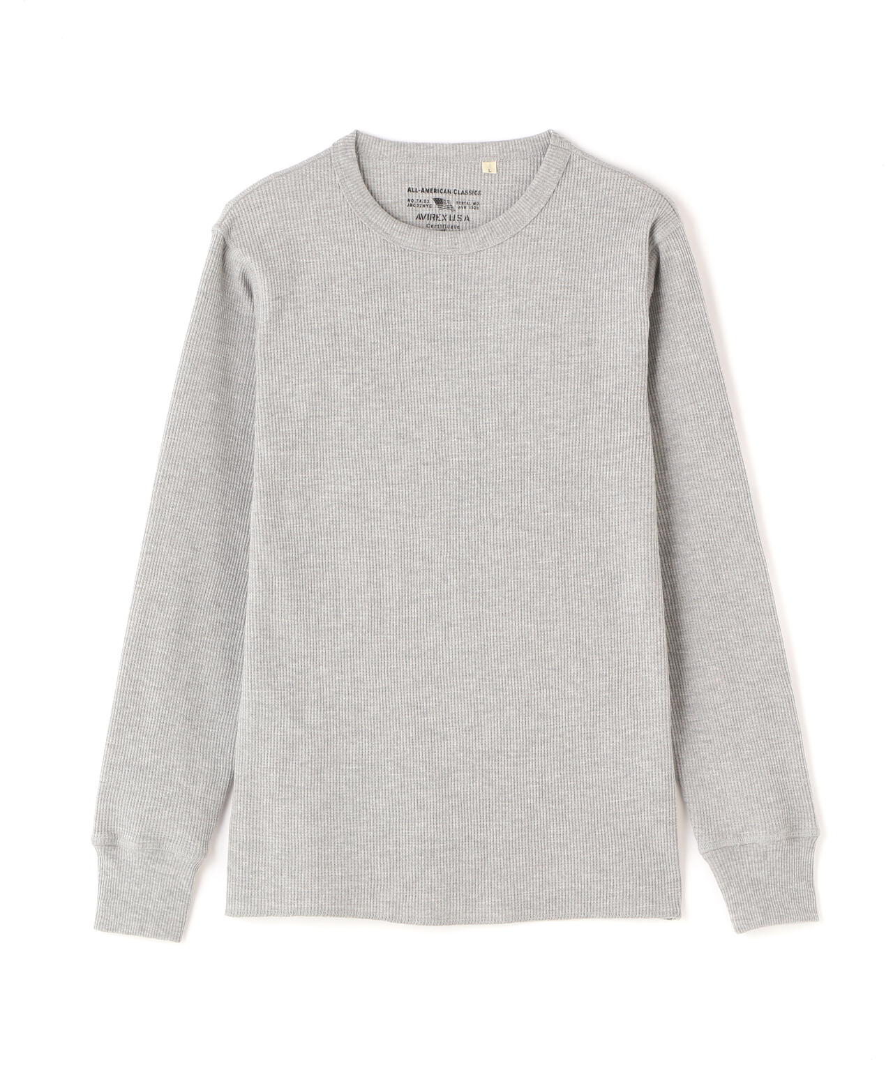 DAILY/デイリー》THERMAL L/S CREW NECK T-SHIRT/サーマル 長袖