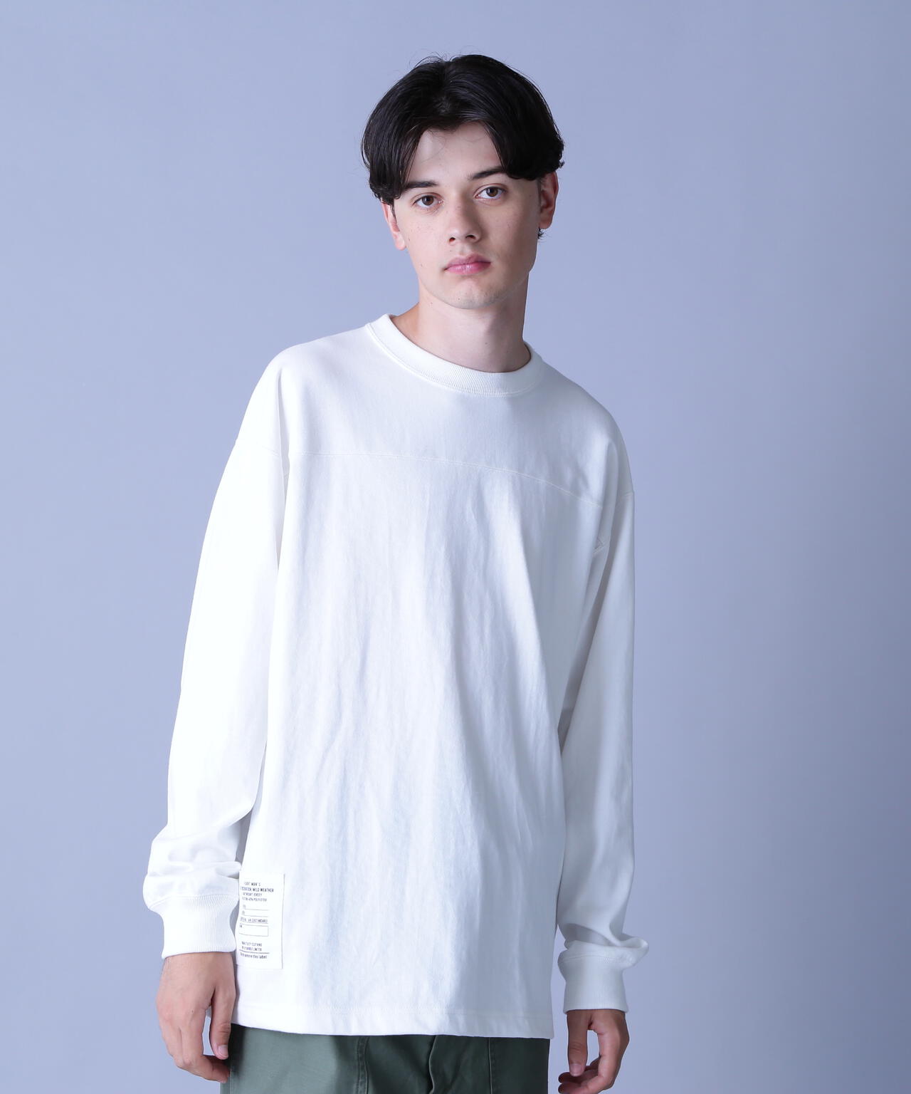 BASIC HEAVYWEIGHT L/S FOOTBALL T-SHIRT / ベーシック ヘビーウェイト 長袖 フットボール Tシャツ