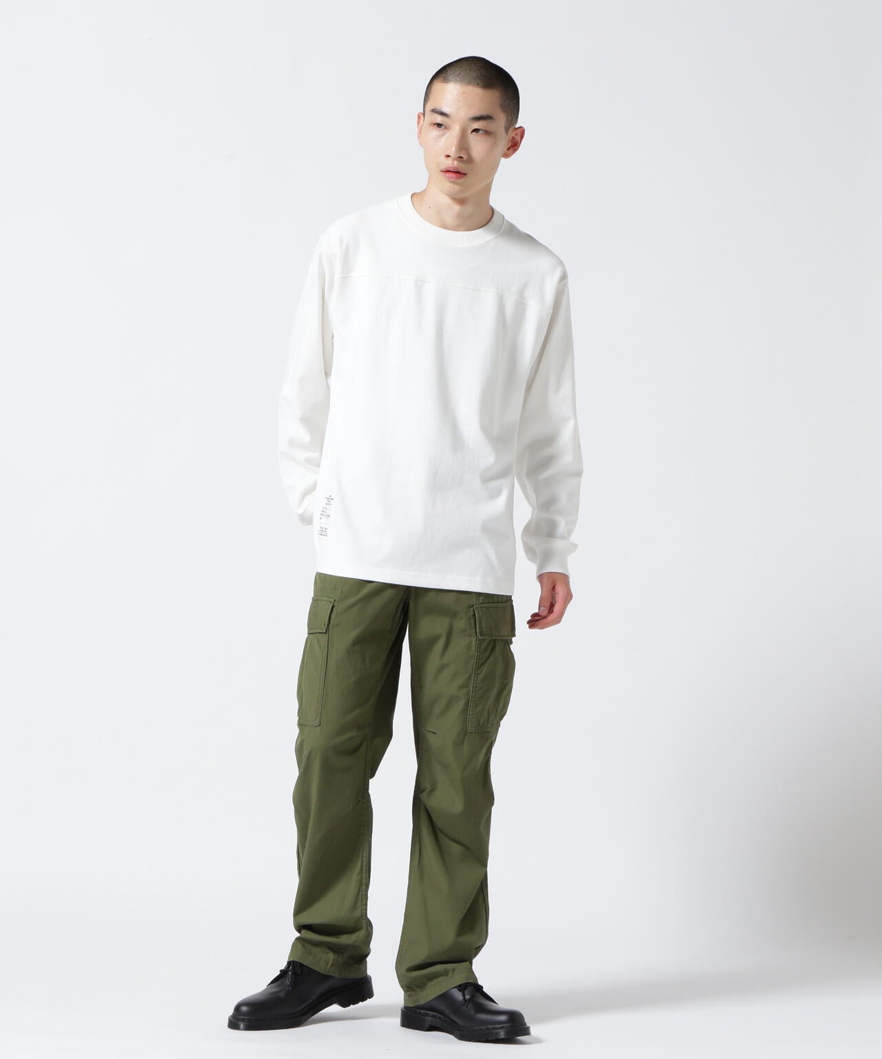 BASIC HEAVYWEIGHT L/S FOOTBALL T-SHIRT / ベーシック ヘビーウェイト 長袖 フットボール Tシャツ