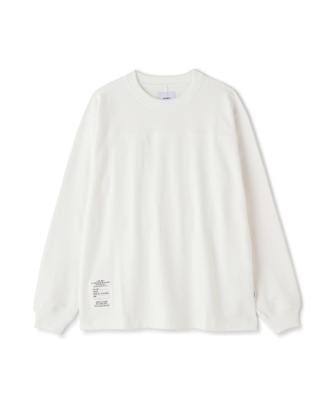 BASIC HEAVYWEIGHT L/S FOOTBALL T-SHIRT / ベーシック ヘビーウェイト 長袖 フットボール Tシャツ
