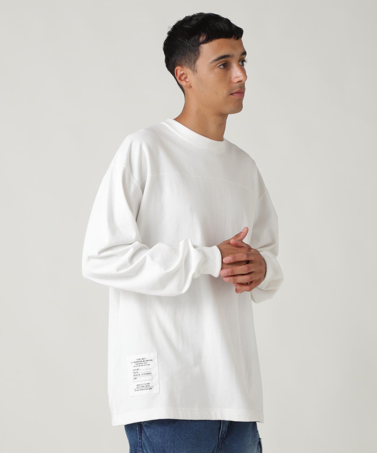 BASIC HEAVYWEIGHT L/S FOOTBALL T-SHIRT / ベーシック ヘビーウェイト 長袖 フットボール Tシャツ