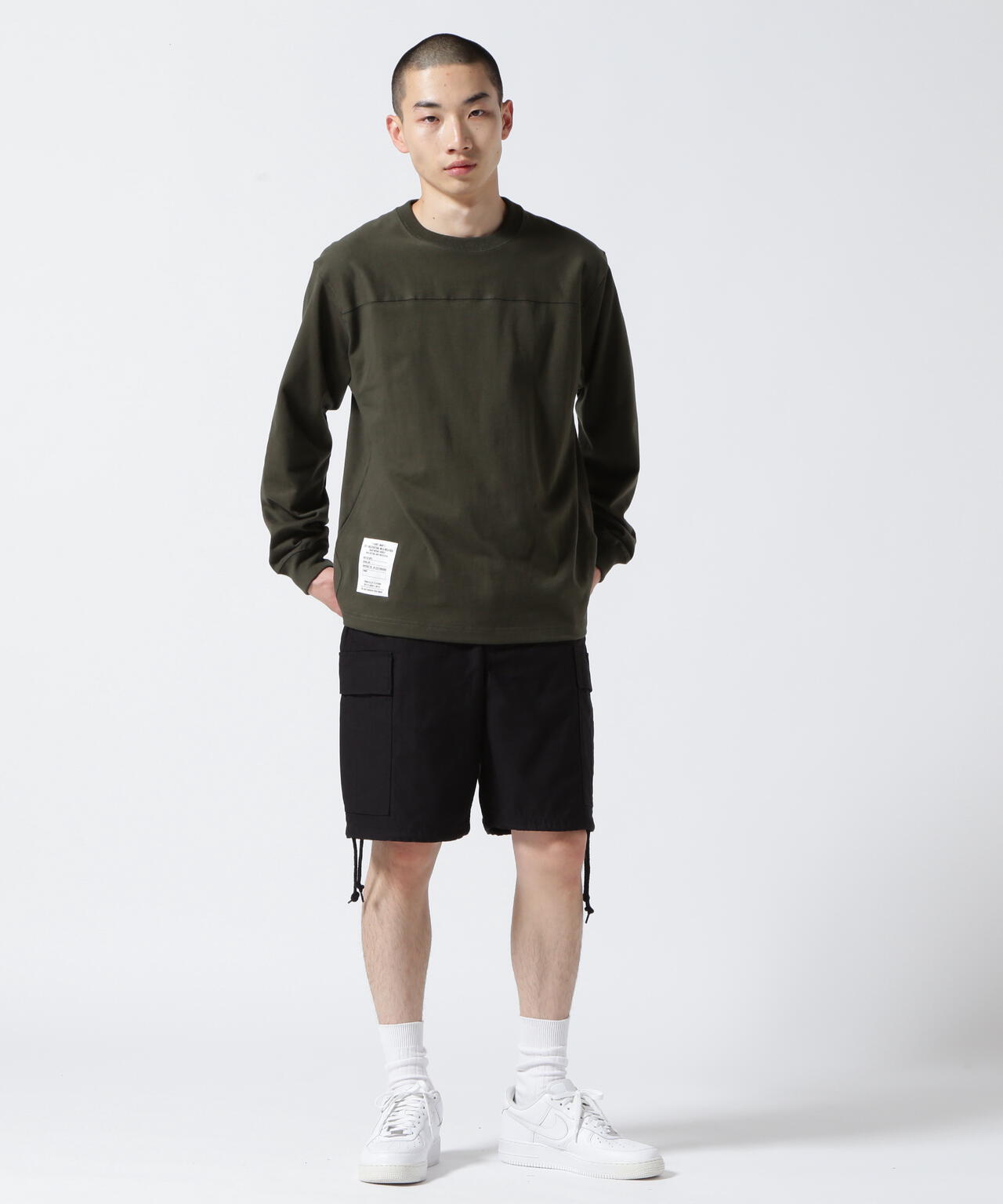 BASIC HEAVYWEIGHT L/S FOOTBALL T-SHIRT / ベーシック ヘビーウェイト 長袖 フットボール Tシャツ