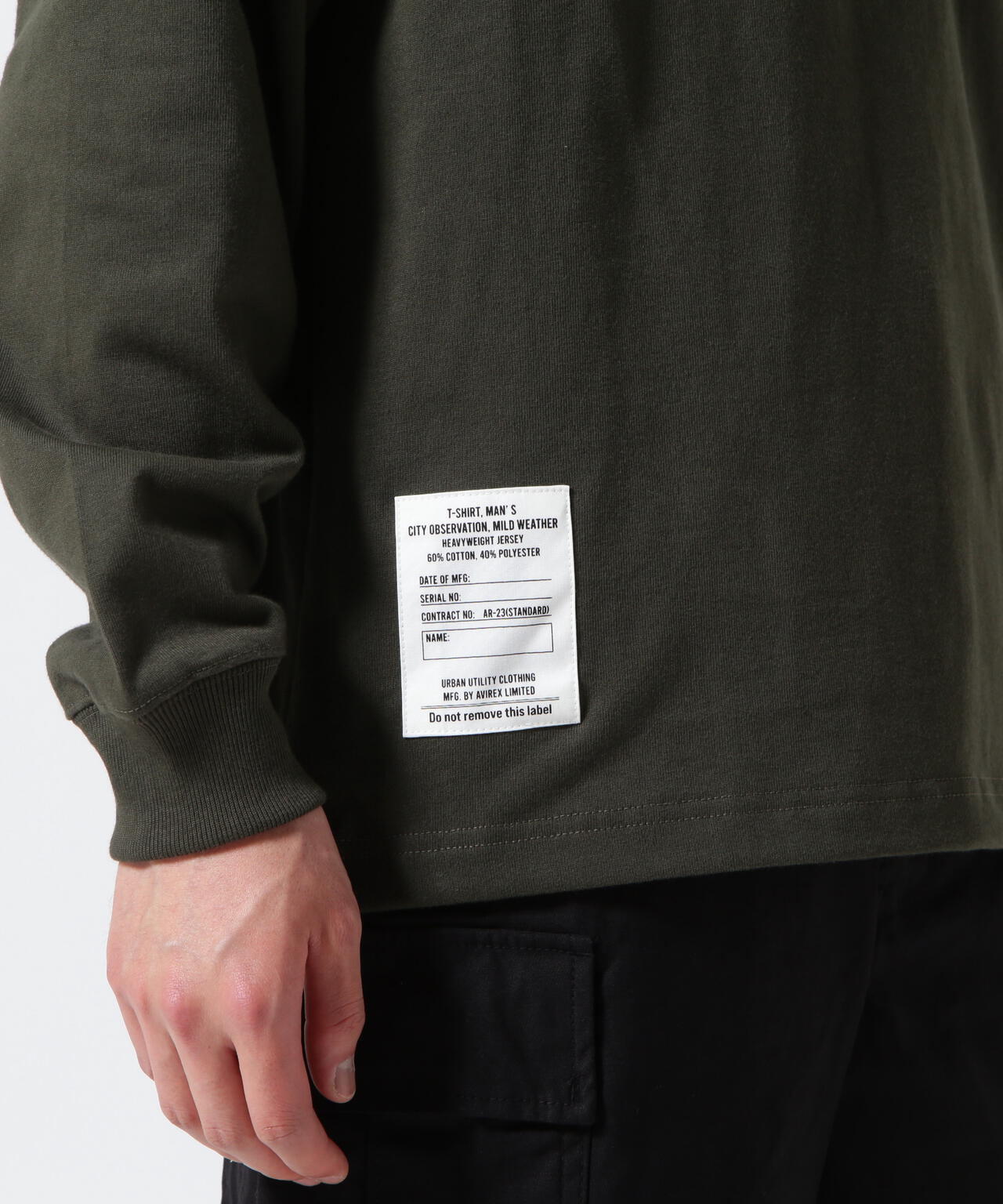 BASIC HEAVYWEIGHT L/S FOOTBALL T-SHIRT / ベーシック ヘビーウェイト 長袖 フットボール Tシャツ