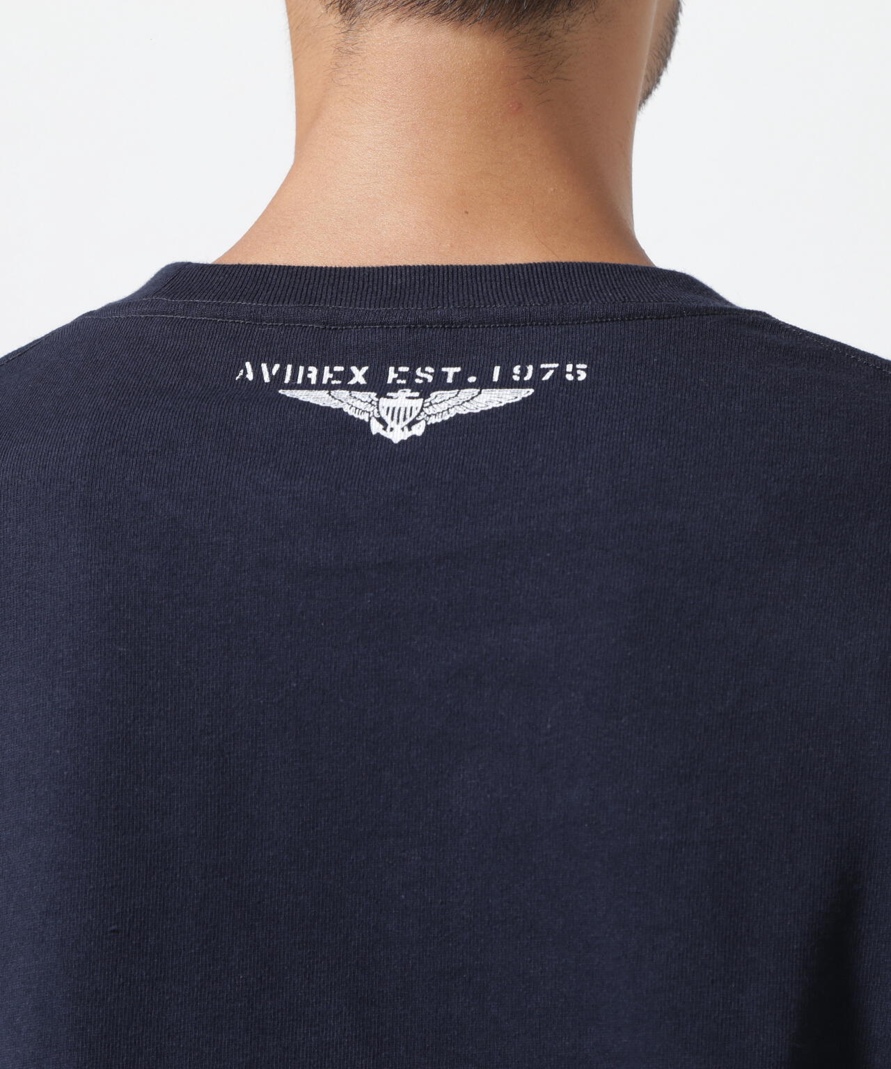 《WEB&DEPOT限定》TOP GUN PATCHED L/S T-SHIRT / トップガン パッチド 長袖 Tシャツ / AVIREX
