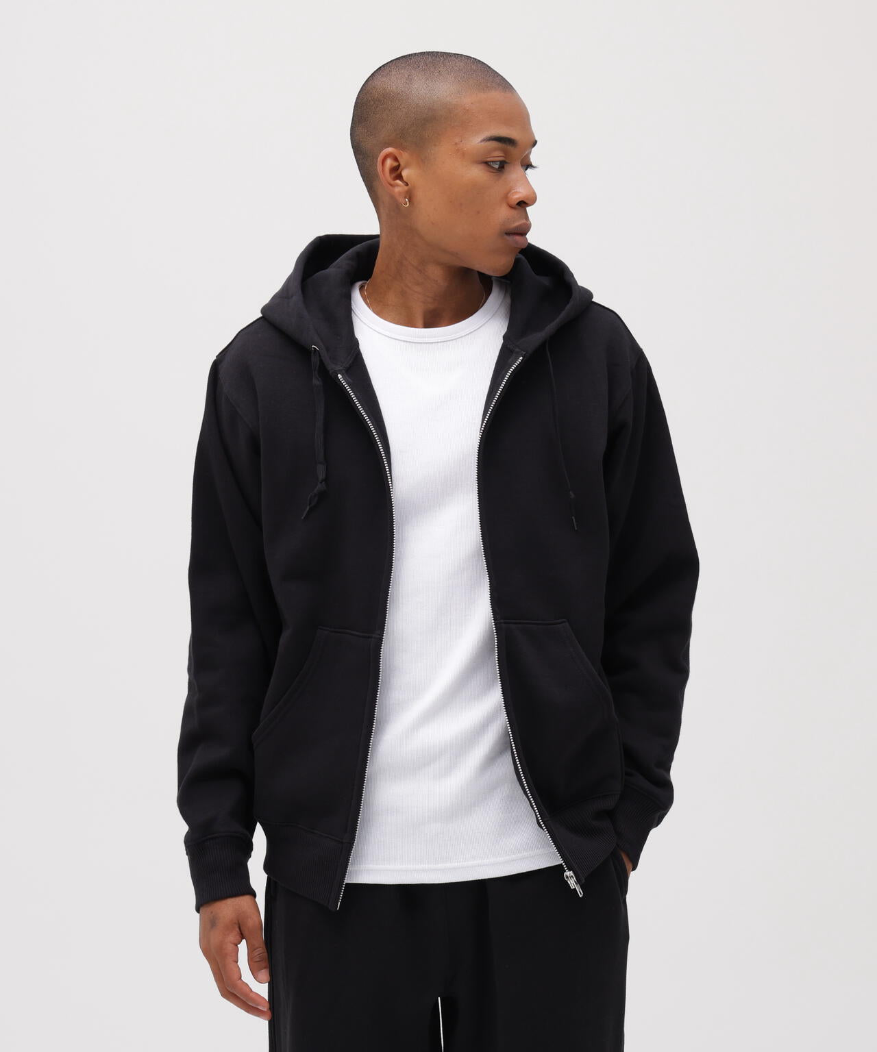 DAILY/デイリー》ZIP UP SWEAT PARKA / ジップアップ スウェット