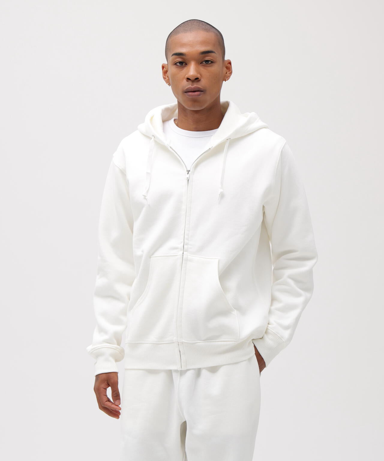 DAILY/デイリー》ZIP UP SWEAT PARKA / ジップアップ スウェット
