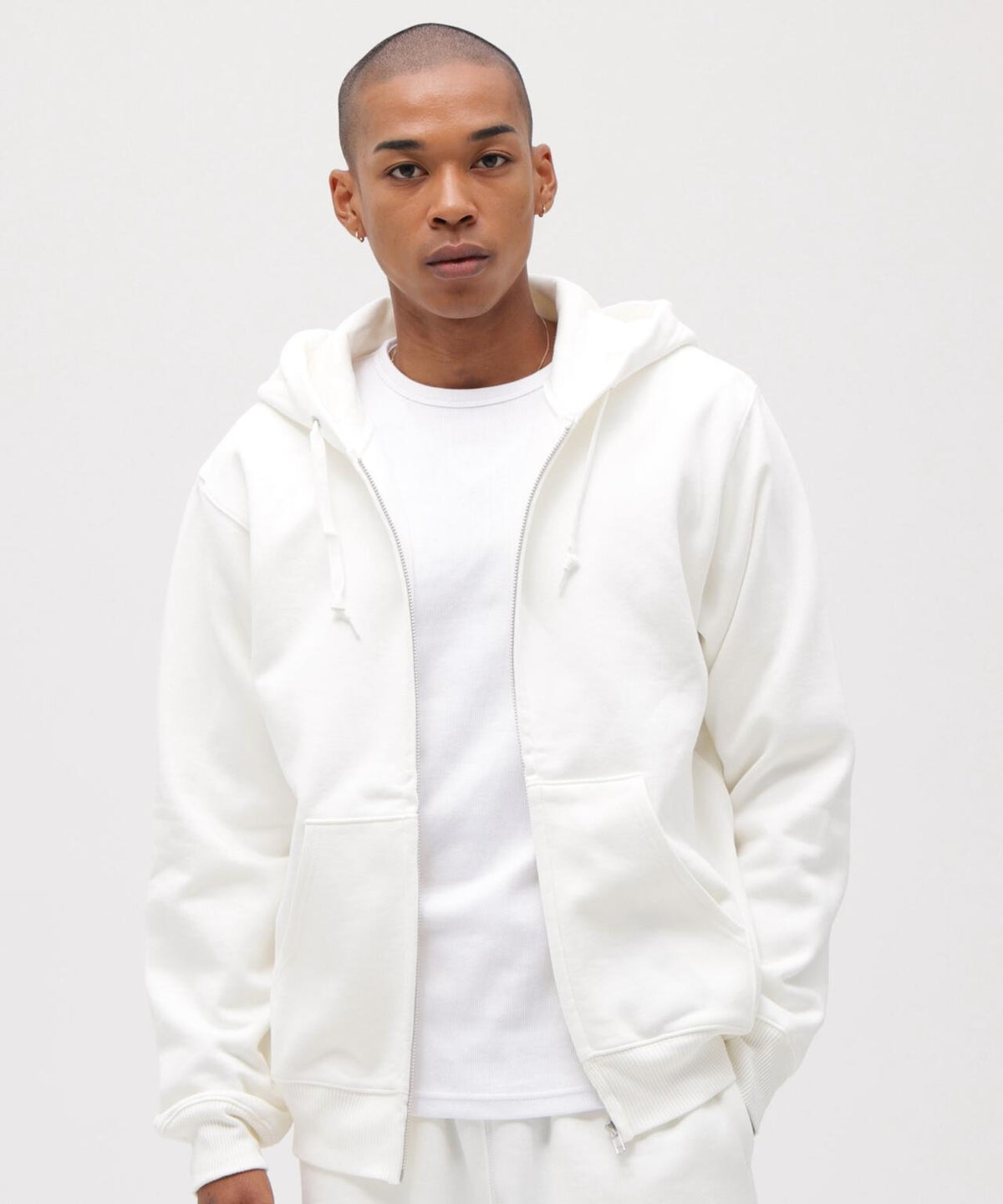 DAILY/デイリー》ZIP UP SWEAT PARKA / ジップアップ スウェット 
