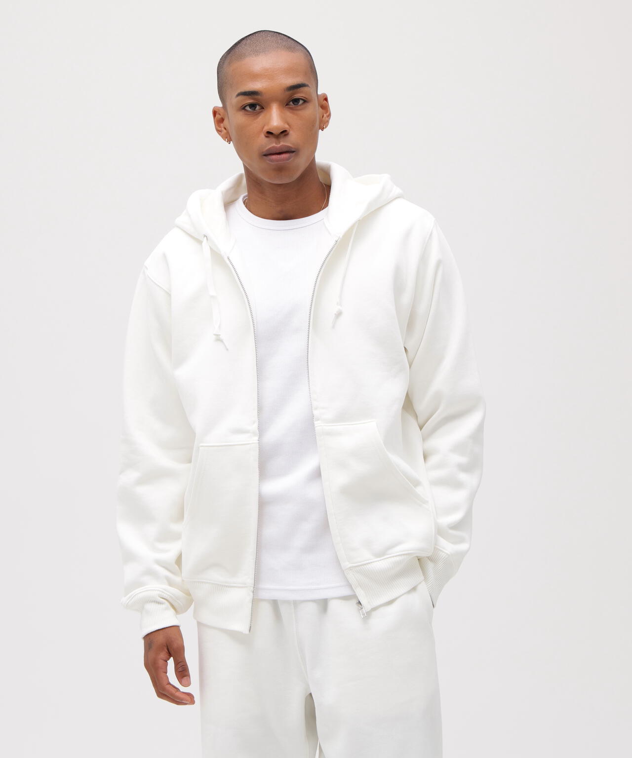 DAILY/デイリー》ZIP UP SWEAT PARKA / ジップアップ スウェット