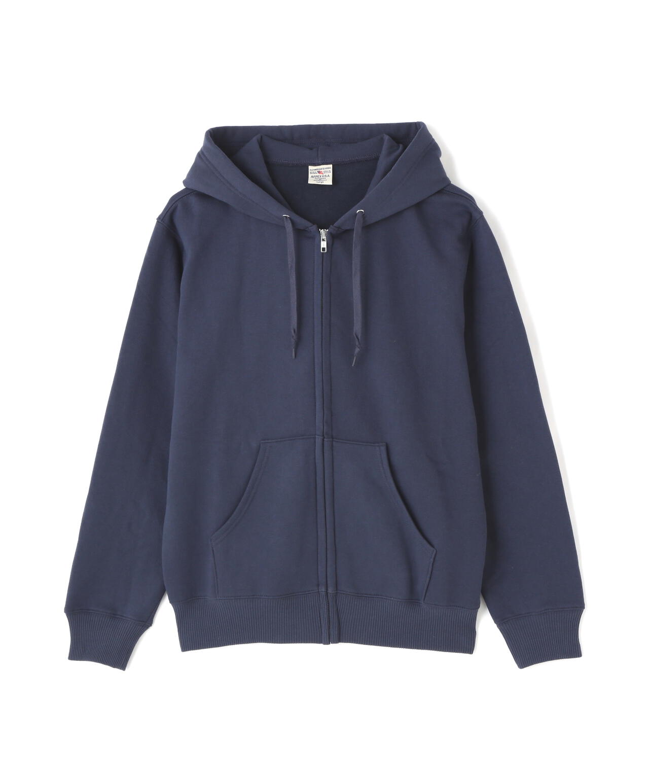 70s sportswear Zip-Up Sweat parka ナス紺 70s ナス紺 USA製 ビンテージ フルジップ スウェット パーカー M
