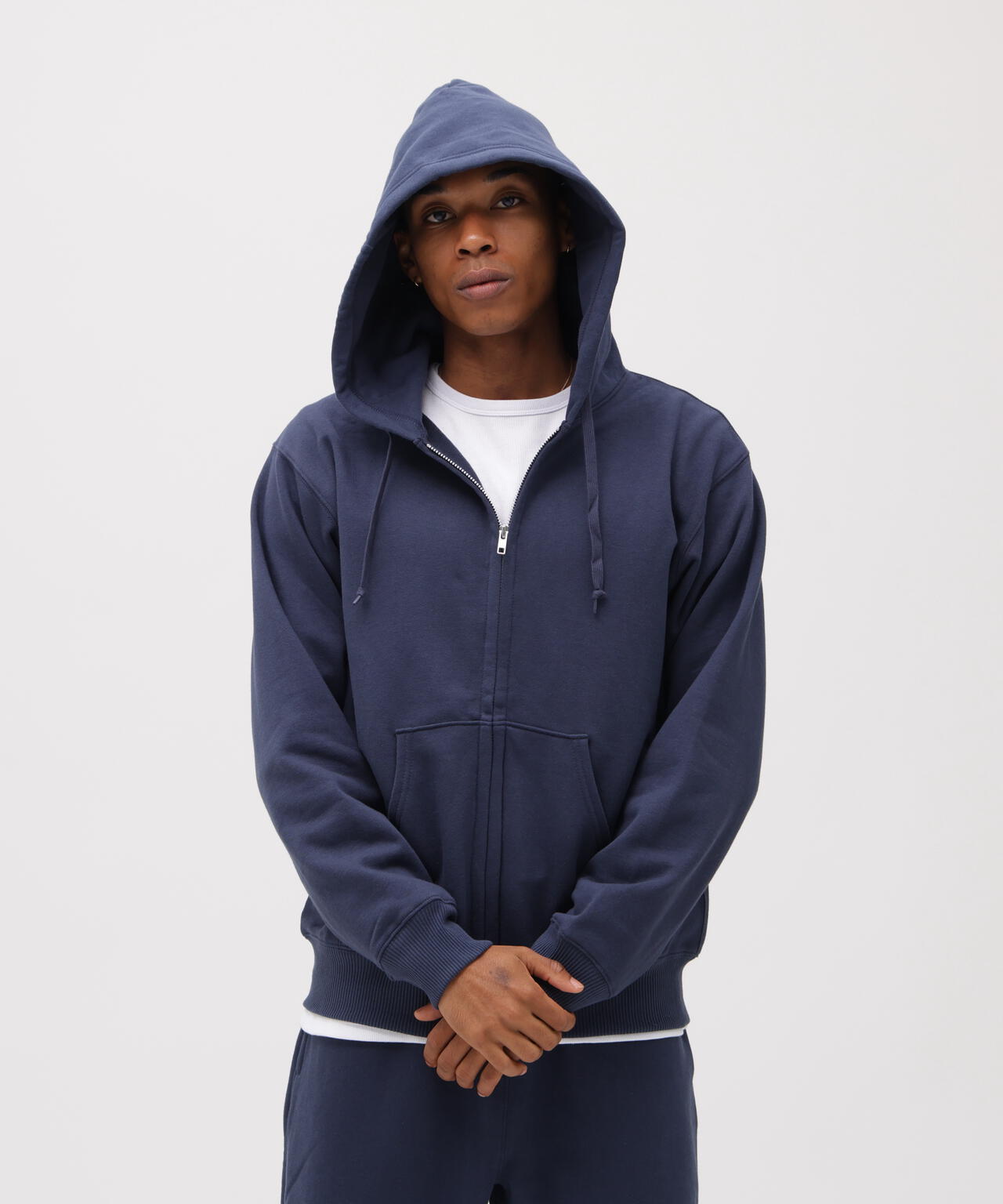 DAILY/デイリー》ZIP UP SWEAT PARKA / ジップアップ スウェット