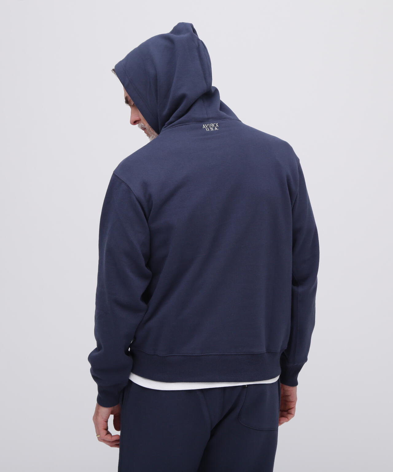 [アヴィレックス] DAILY/デイリー PULLOVER SWEAT PARKA LOGO/プルオーバー スウェット パーカー ロゴ / 783-3931006 メンズ M 382 オッ DAILY/デイリー》PULLOVER SWEAT PARKA LOGO / プルオーバー