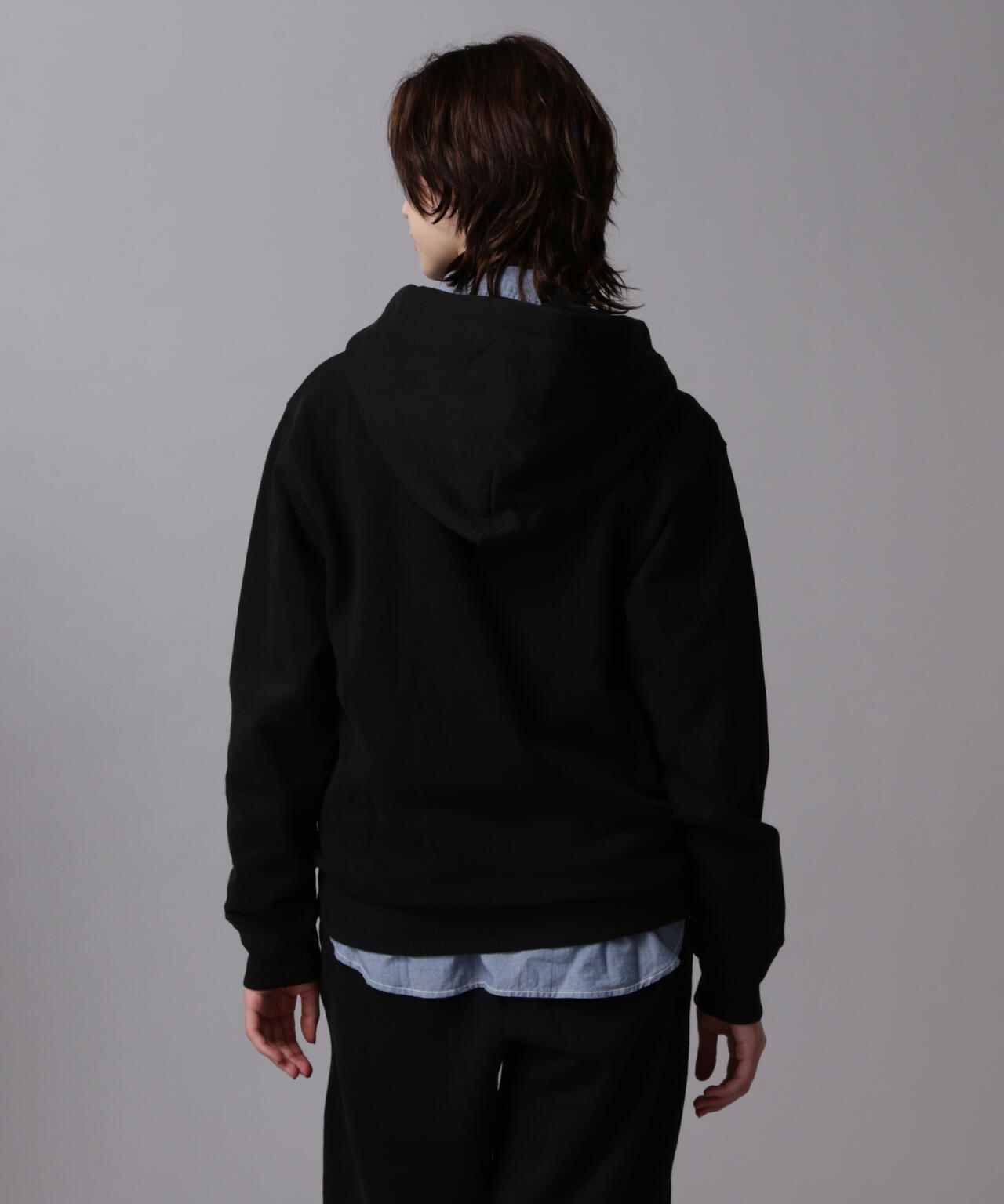 DAILY/デイリー》ZIP UP SWEAT PARKA LOGO / ジップアップ スウェット