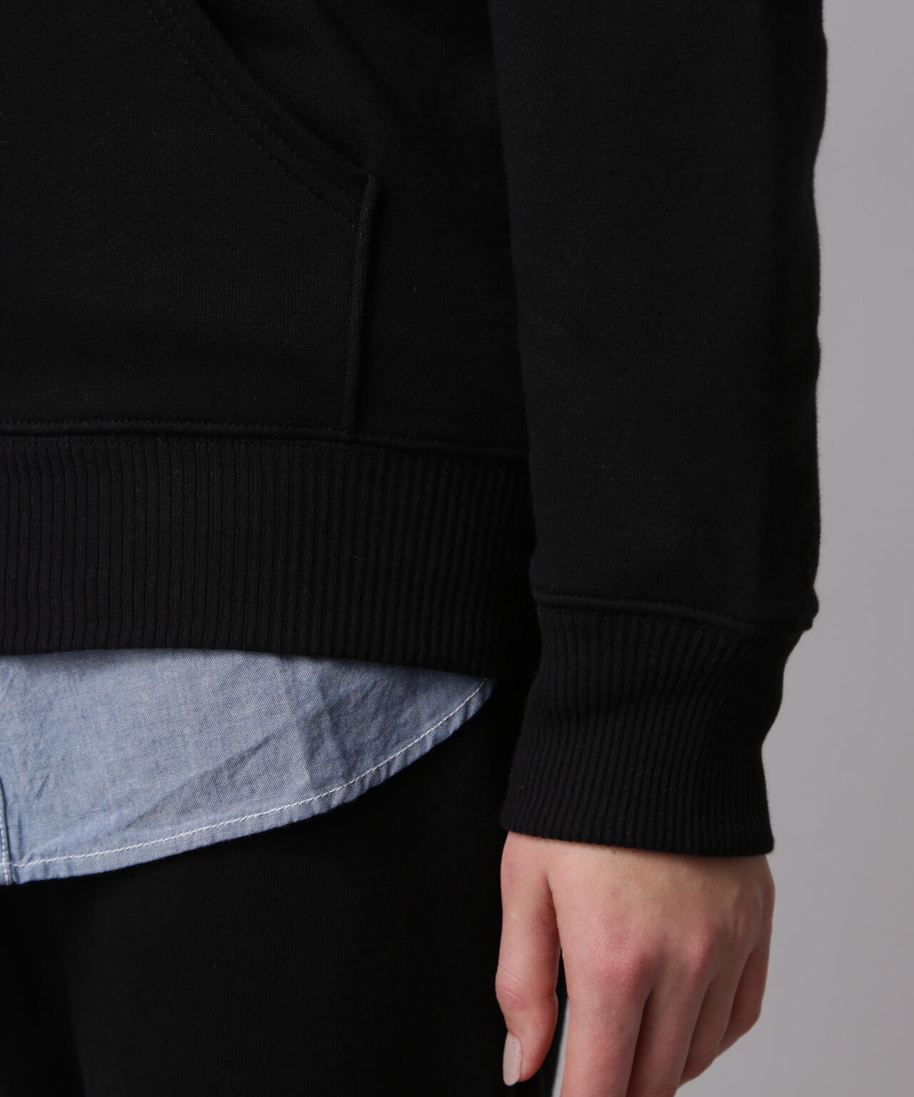 《DAILY/デイリー》ZIP UP SWEAT PARKA LOGO / ジップアップ スウェット パーカー ロゴ / AVIREX /