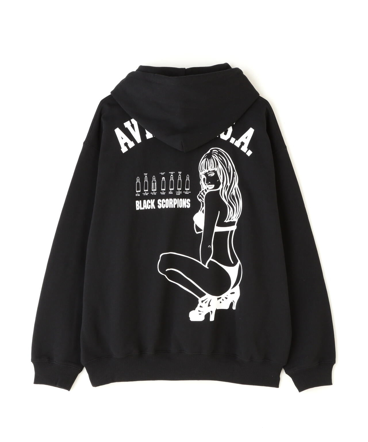 《WEB&DEPOT限定》BLACK SCORPIONS SWEAT PULL OVER PARKA / ブラックスコーピオン スウェット