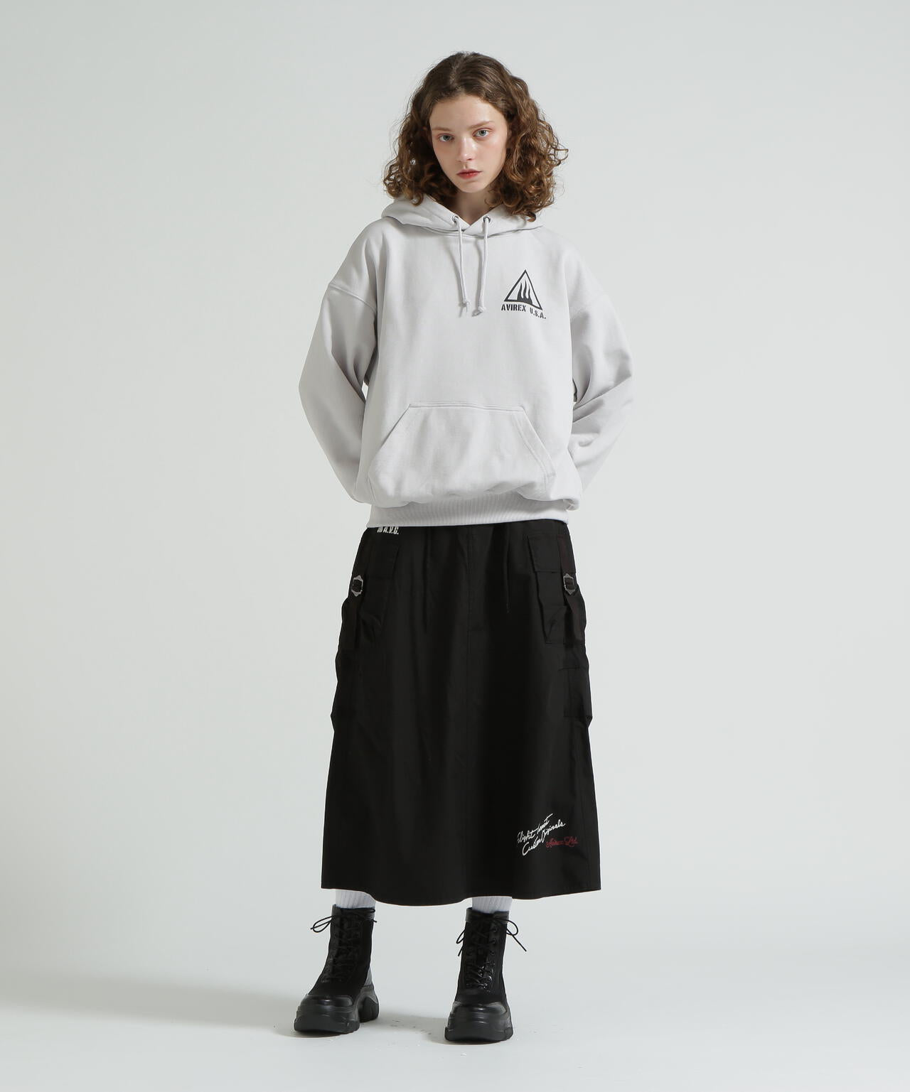 《WEB&DEPOT限定》BLACK SCORPIONS SWEAT PULL OVER PARKA / ブラックスコーピオン スウェット