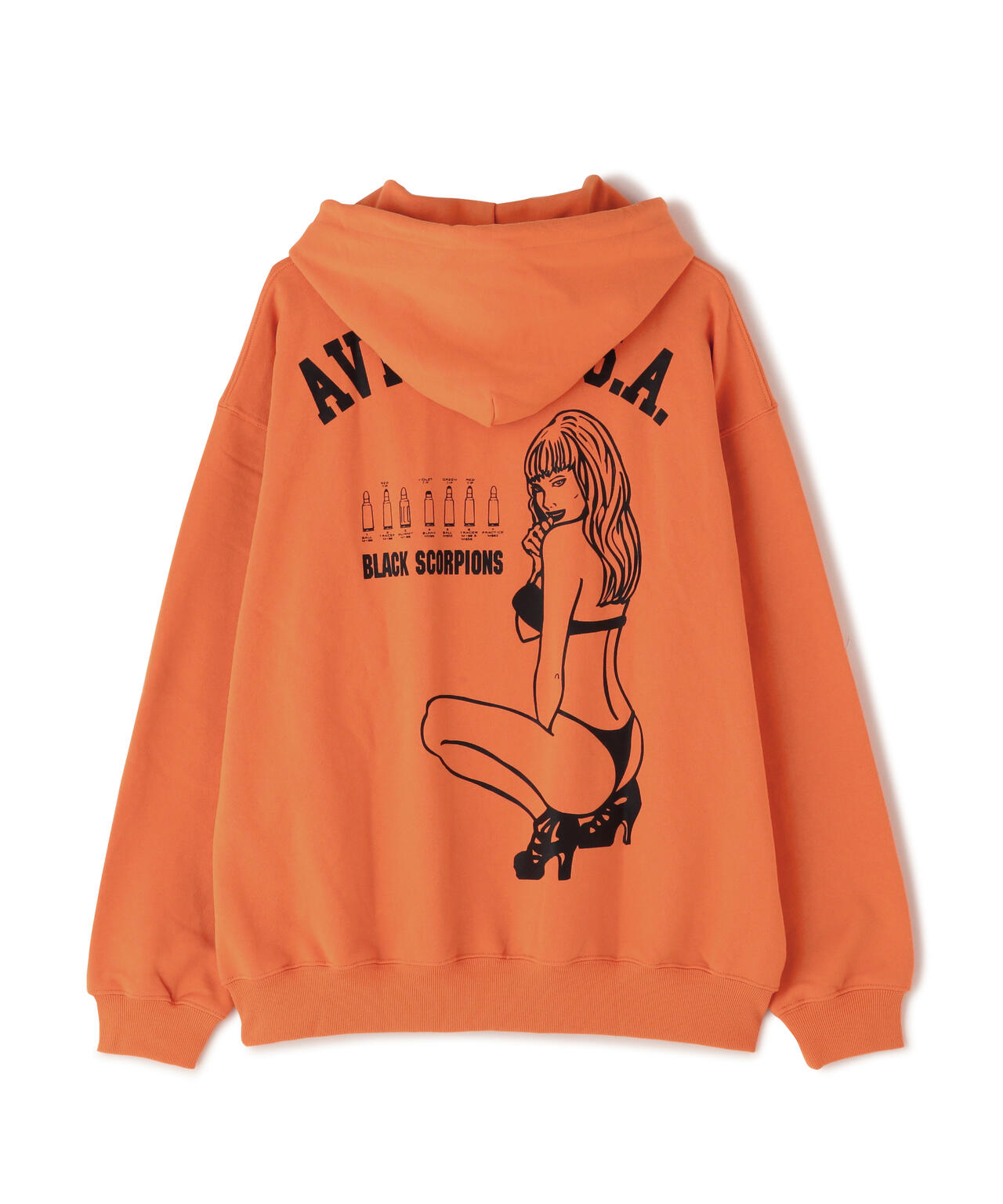 《WEB&DEPOT限定》BLACK SCORPIONS SWEAT PULL OVER PARKA / ブラックスコーピオン スウェット