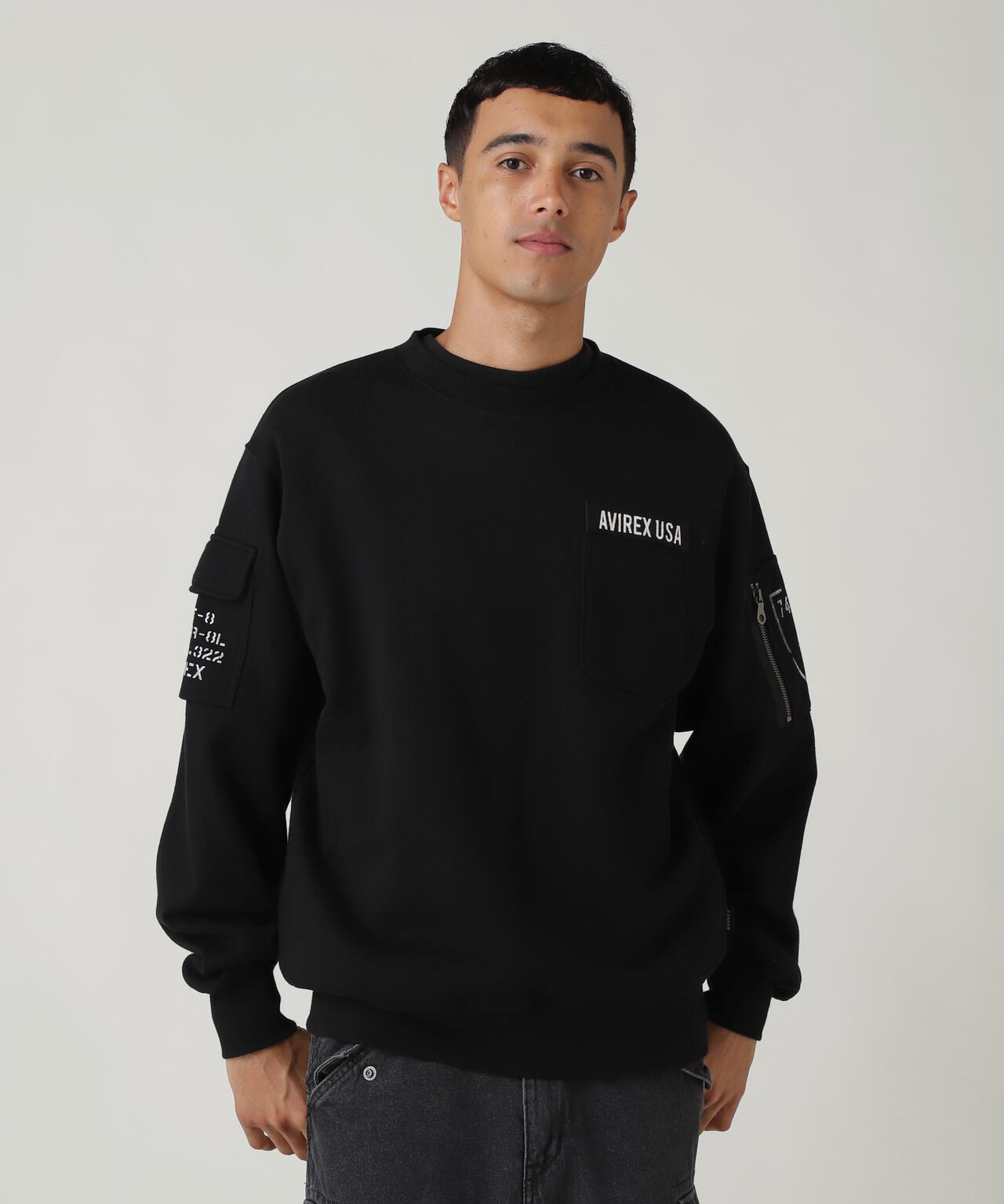 FATIGUE CREWNECK SWEAT / ファティーグ クルーネック スウェット
