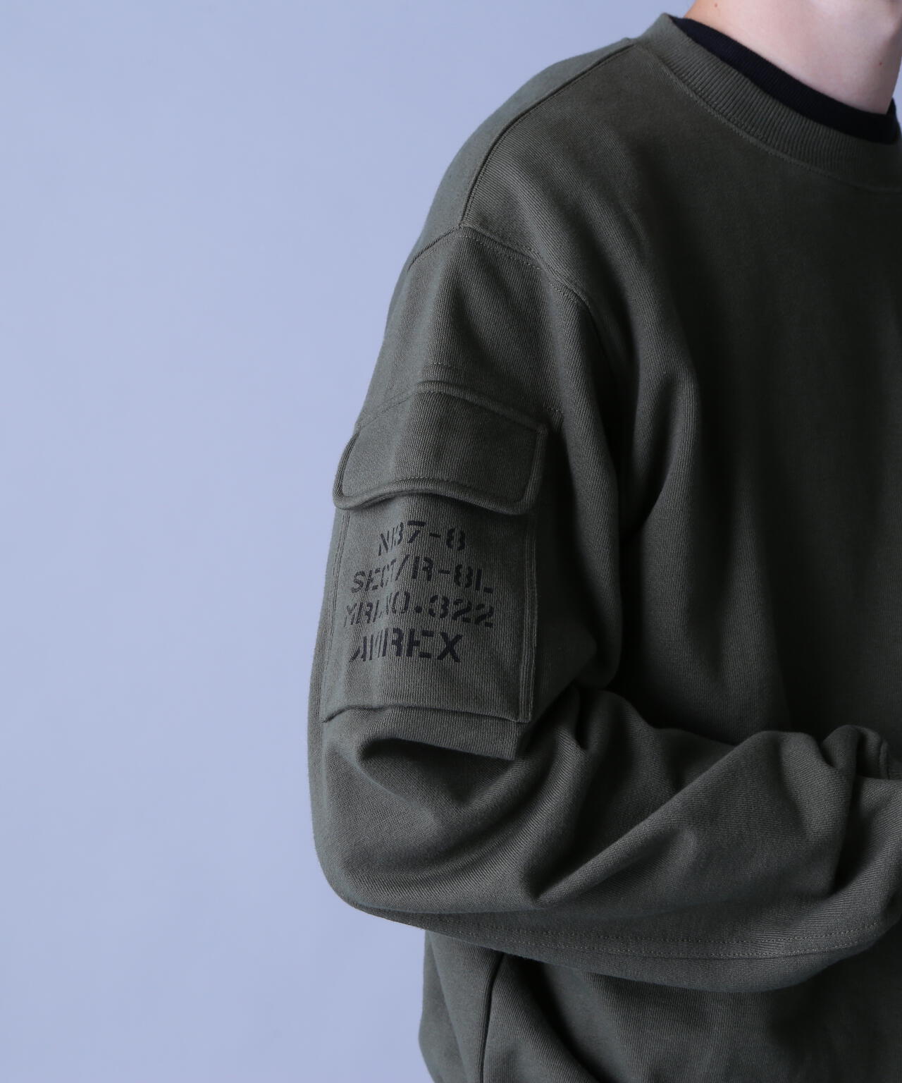 FATIGUE CREWNECK SWEAT / ファティーグ クルーネック スウェット