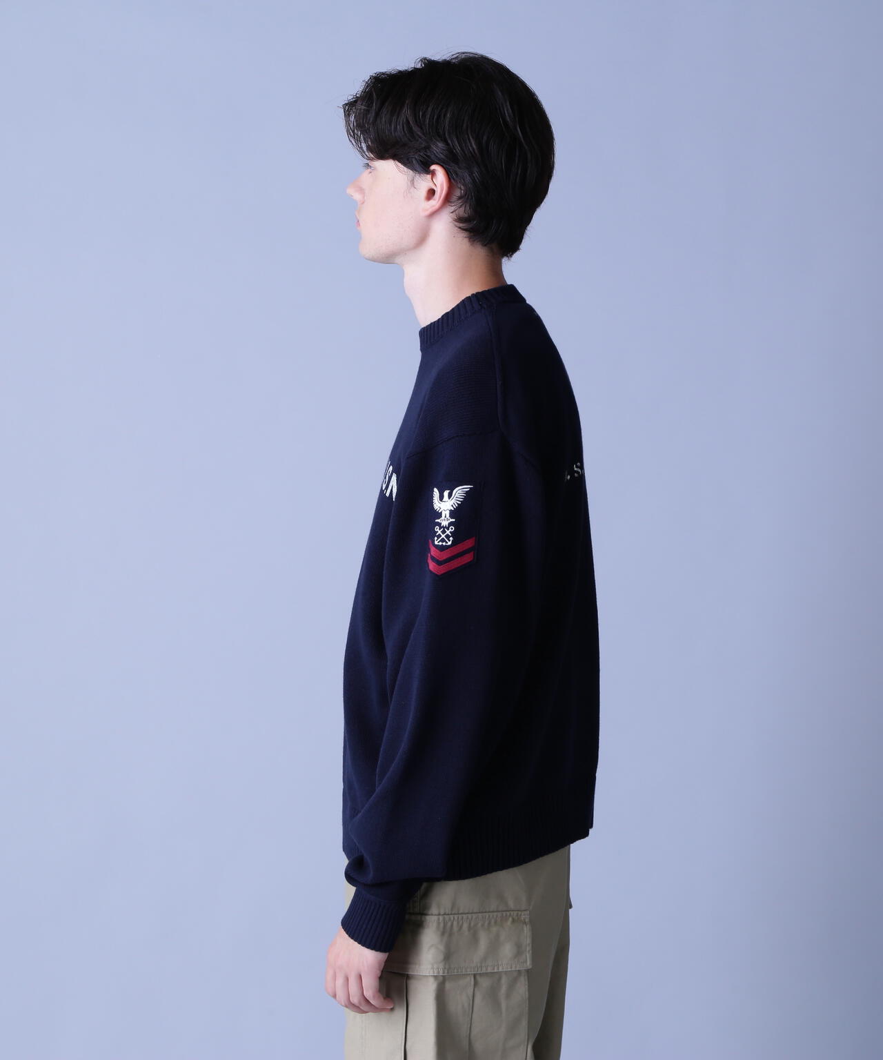 NAVAL CREWNECK KNIT / ネイバル クルーネック ニット / AVIREX