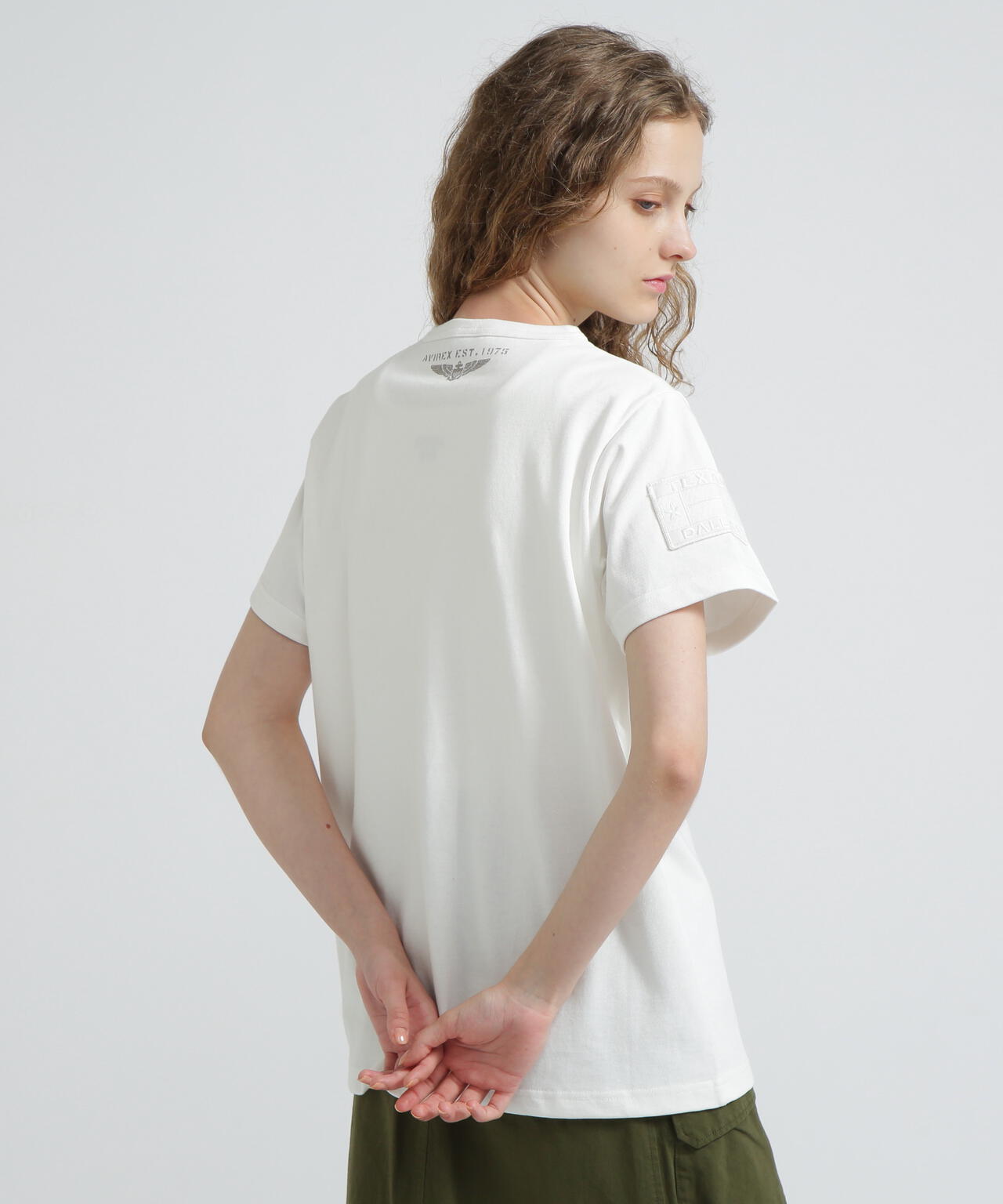 《WEB＆DEPOT限定》トップガン ワッペン Tシャツ/ TOP GUN WAPPEN S/S CREW NECK T-SHIRT