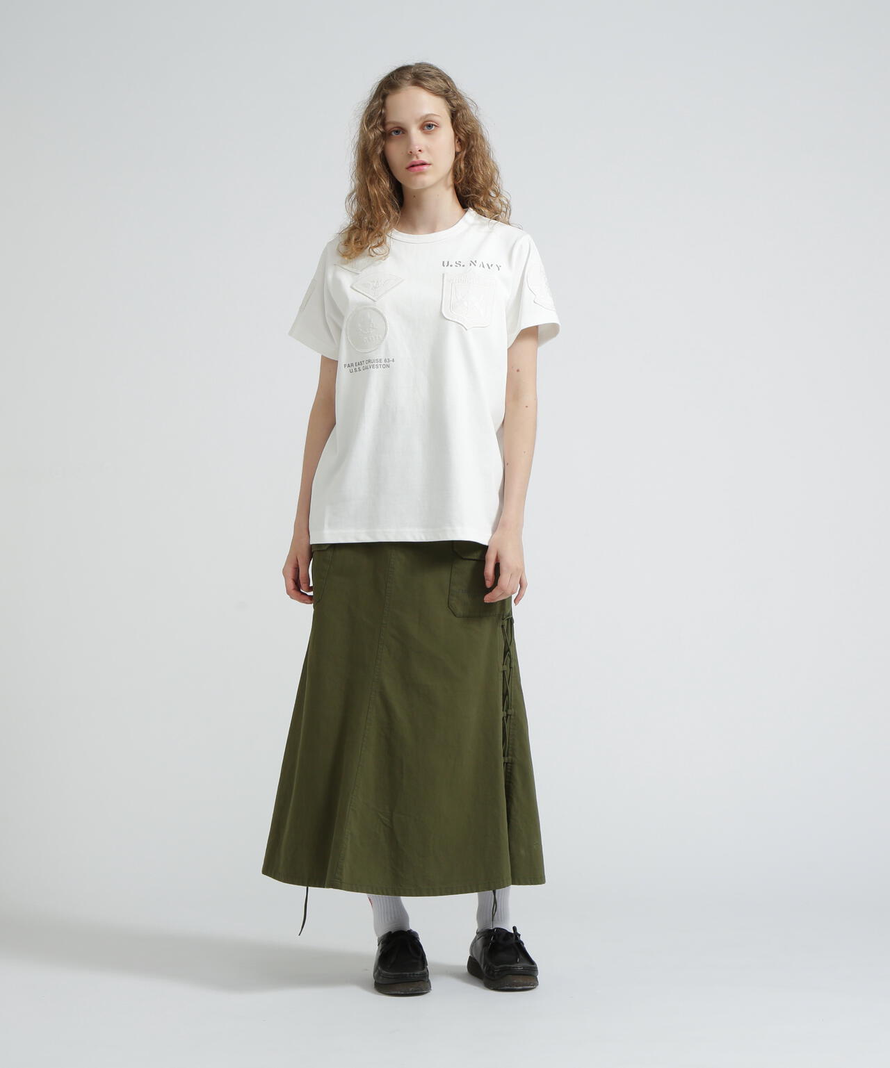 《WEB＆DEPOT限定》トップガン ワッペン Tシャツ/ TOP GUN WAPPEN S/S CREW NECK T-SHIRT