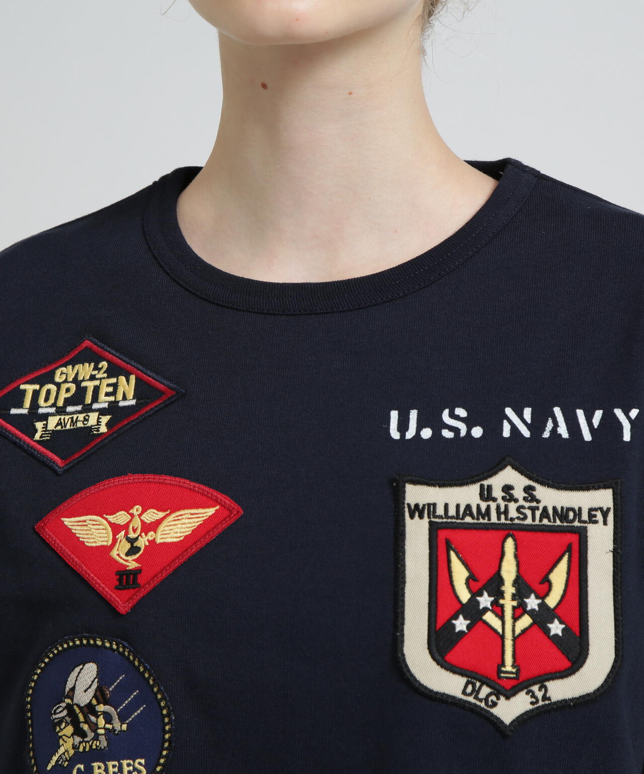 《WEB＆DEPOT限定》トップガン ワッペン Tシャツ/ TOP GUN WAPPEN S/S CREW NECK T-SHIRT