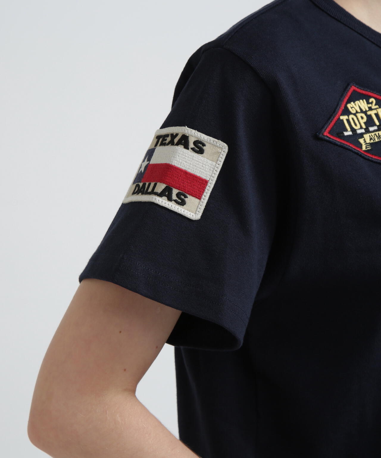 《WEB＆DEPOT限定》トップガン ワッペン Tシャツ/ TOP GUN WAPPEN S/S CREW NECK T-SHIRT