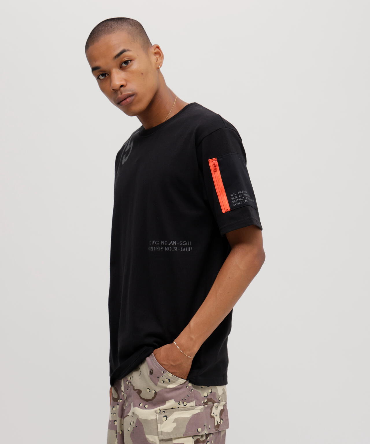 WEB&DEPOT限定》 REMODEL DESIGN CREW NECK T-SHIRT/リモデル