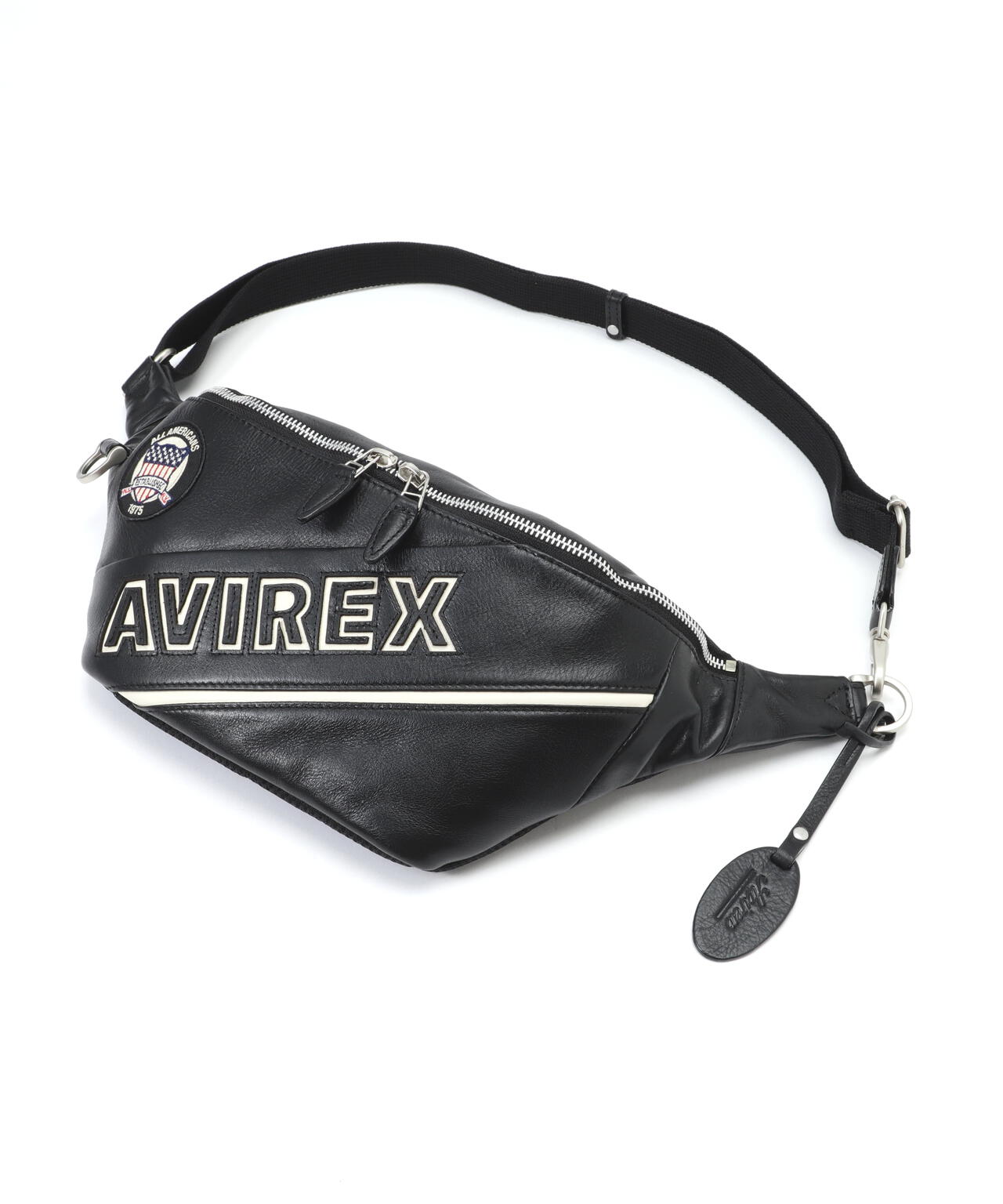AVIREX 直営店限定VARSITYバーシティ デザイン ブルトボディバッグ 直営店限定》VARSITY DESIGN BULTO BODY BAG / バーシティ