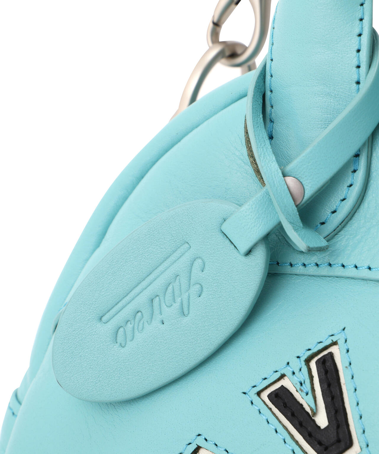 直営店限定》VARSITY LEATHER MINI-BOSTON BAG/ バーシティー