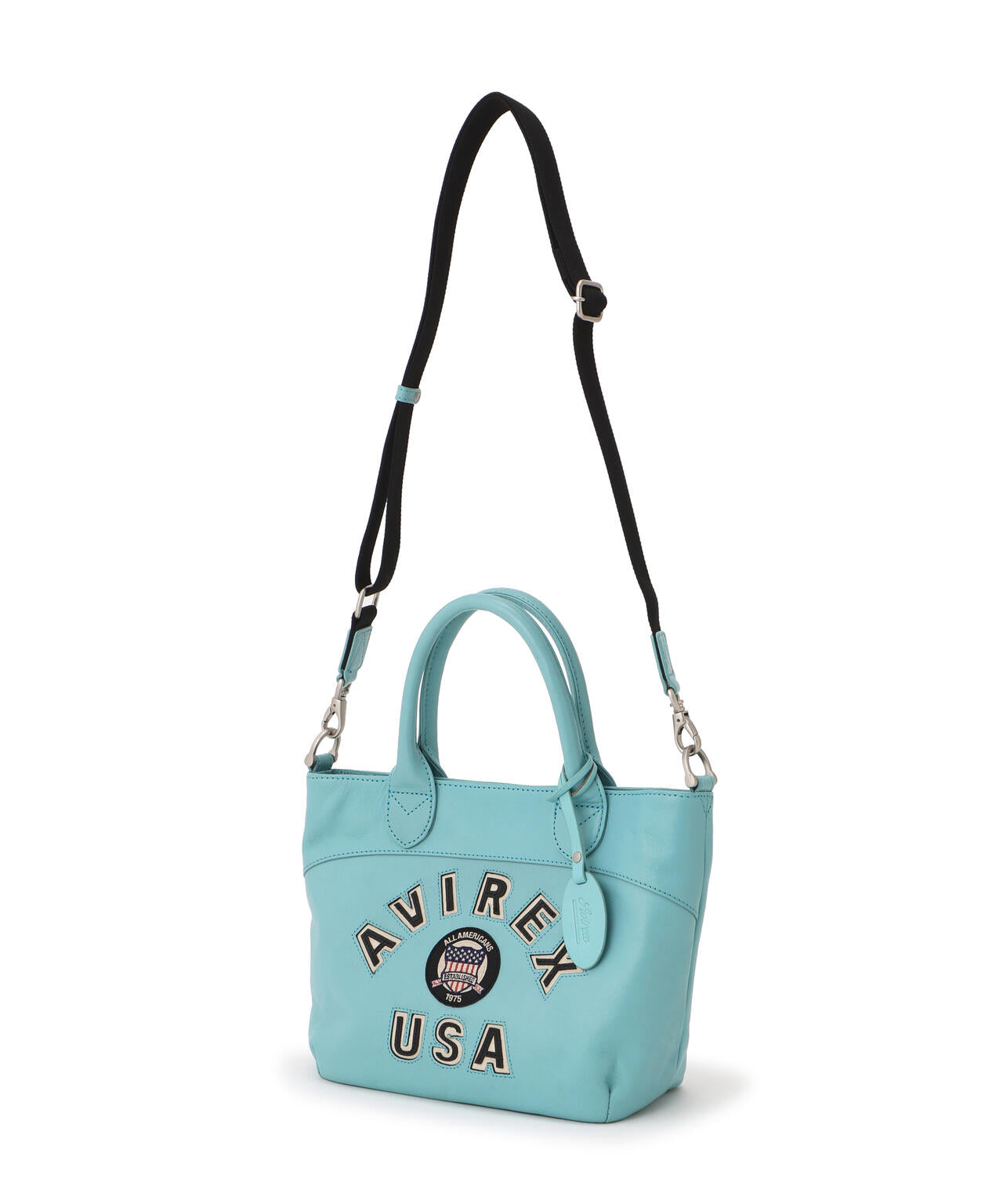 バーシティー レザー ミニ トートバッグ/VARSITY LEATHER MINI TOTE BAG/AVX5626