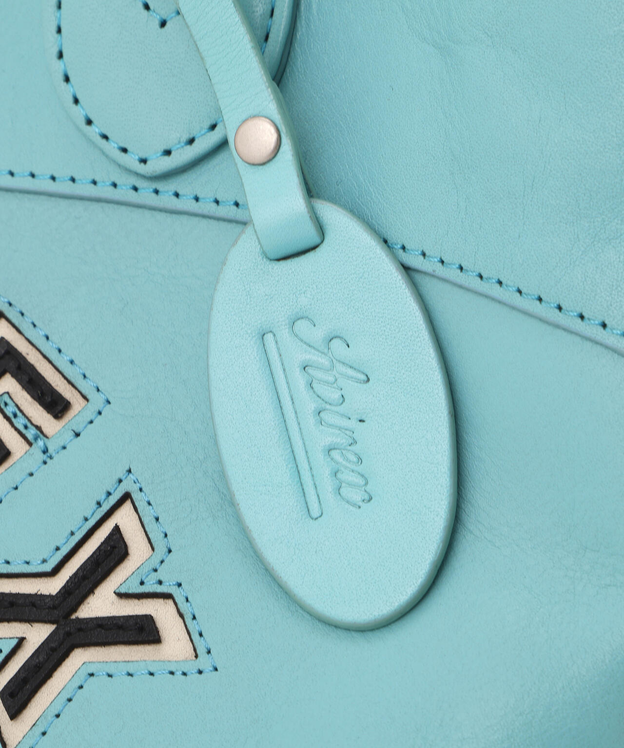 バーシティー レザー ミニ トートバッグ/VARSITY LEATHER MINI