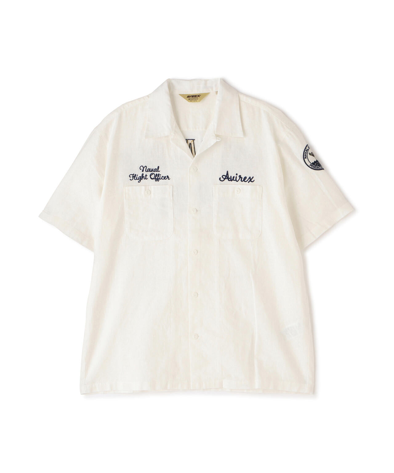 新品 Lサイズ AVIREX LINEN COTTON WORK SHIRT LINEN/COTTON PENSACOLA WORK SHIRT | AVIREX（アヴィレックス