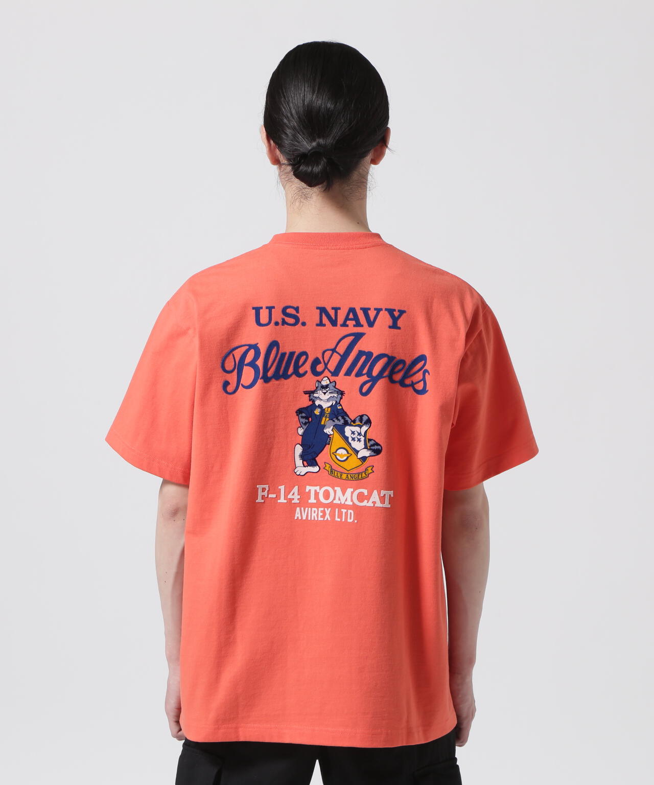 直営店限定》BLUE ANGELS TOMCAT T-SHIRT / ブルーエンジェルス トム