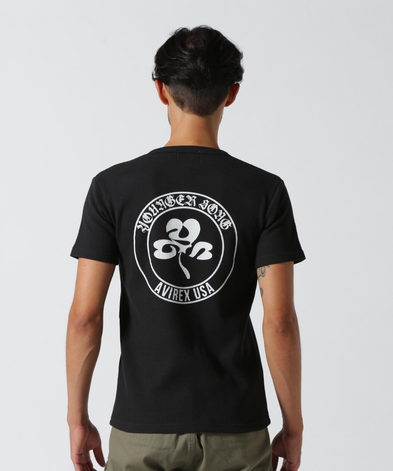 AVIREX × YOUNGER SONG》SIGNATURE WAFFLE T-SHIRT / シグネチャー