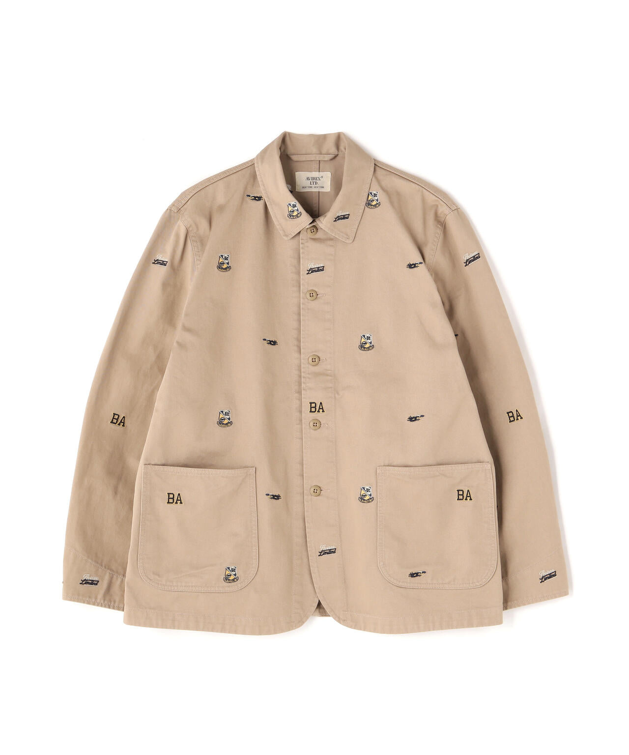 アヴィレックス（AVIREX）/POINT EMBROIDERY COVERALL JACKET POINT EMBROIDERY COVERALL JACKET | AVIREX（アヴィレックス