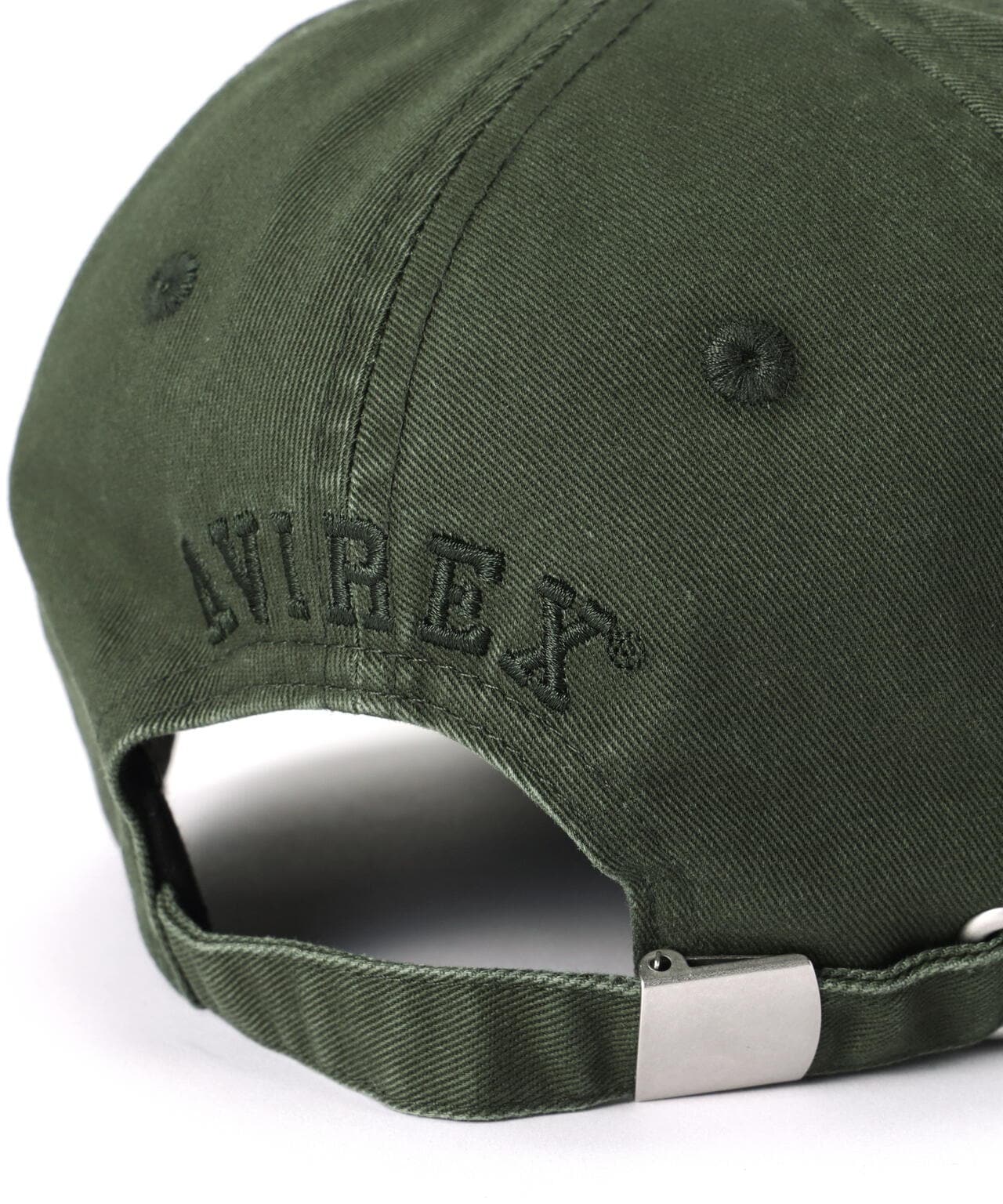 Creek logo cap カーキ　新品 NYC WASH LOGO CAP / NYC ウォッシュ ロゴキャップ / AVIREX