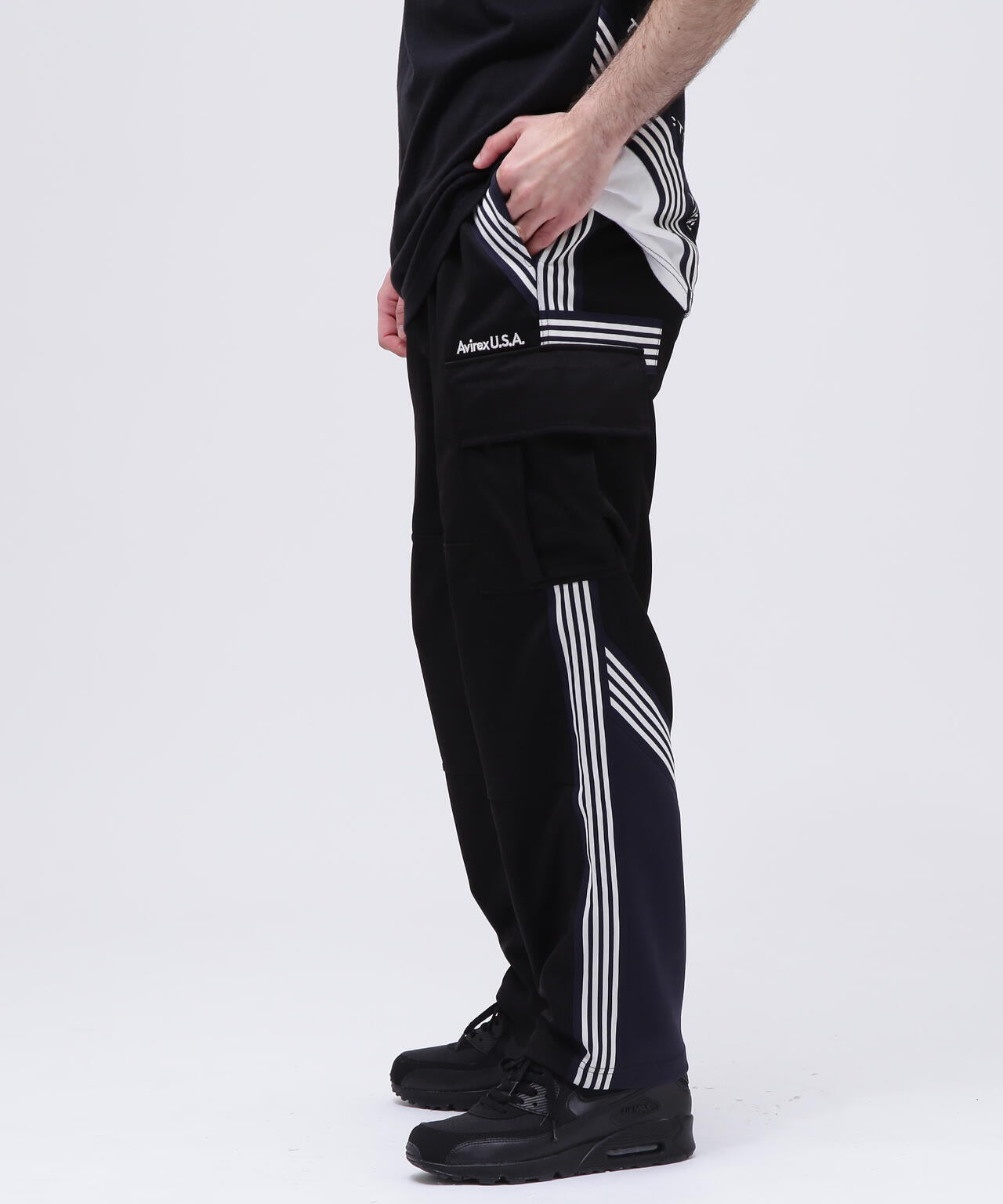 CROSSOVER》TRACK CARGO PANTS / トラック カーゴパンツ