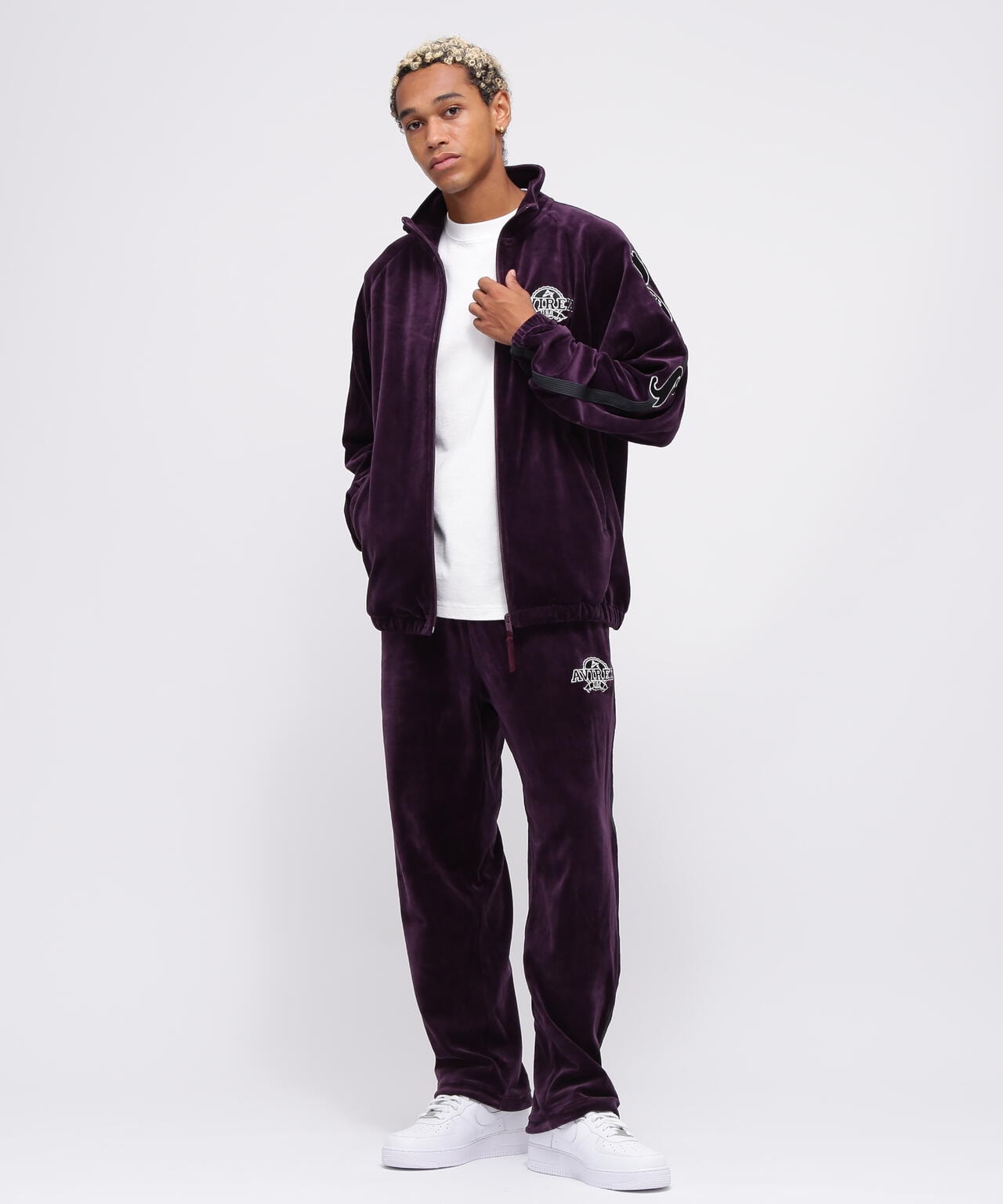 WEB&DEPOT限定》VELOUR TRACK PANTS / ベロア トラックパンツ | AVIREX