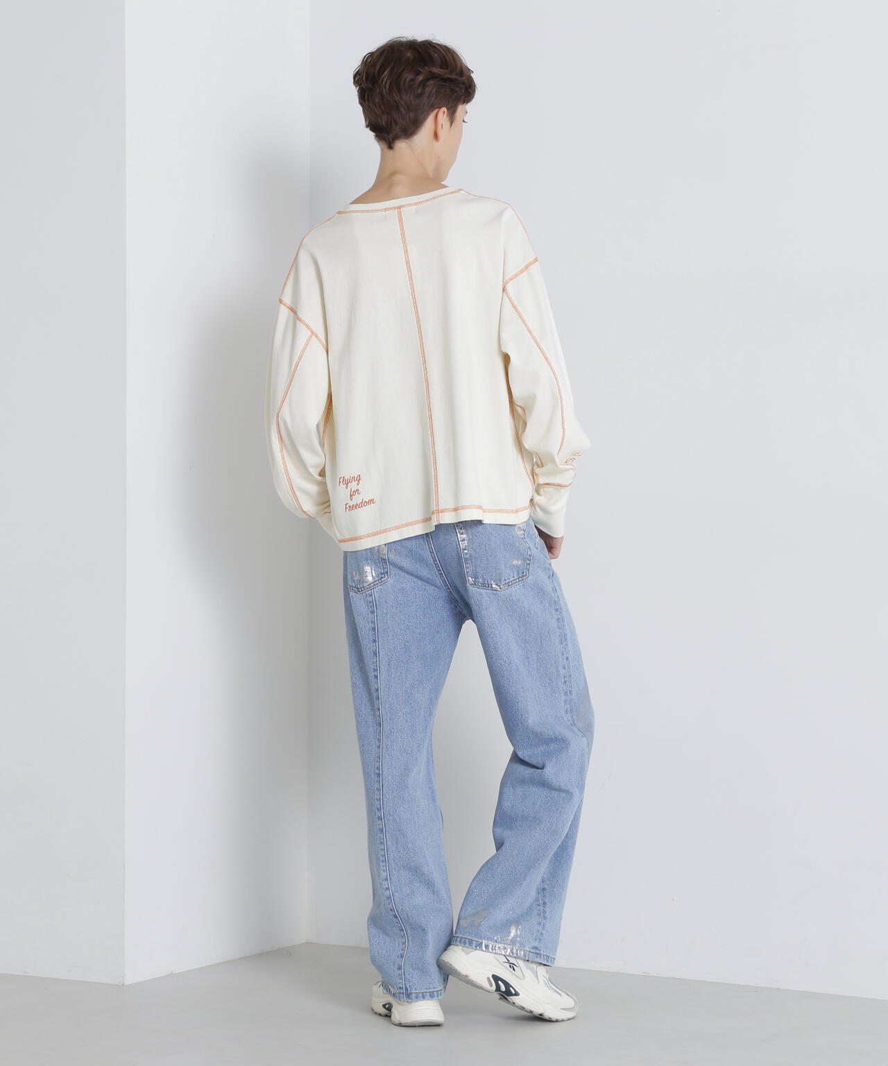 FOIL PRINT DENIM PANTS/箔プリントデニムパンツ | AVIREX
