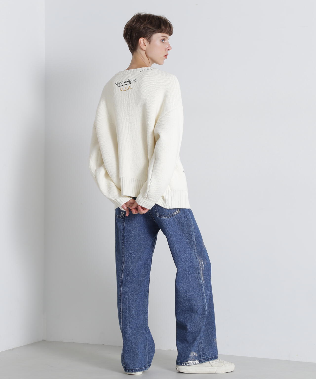 FOIL PRINT DENIM PANTS/箔プリントデニムパンツ | AVIREX