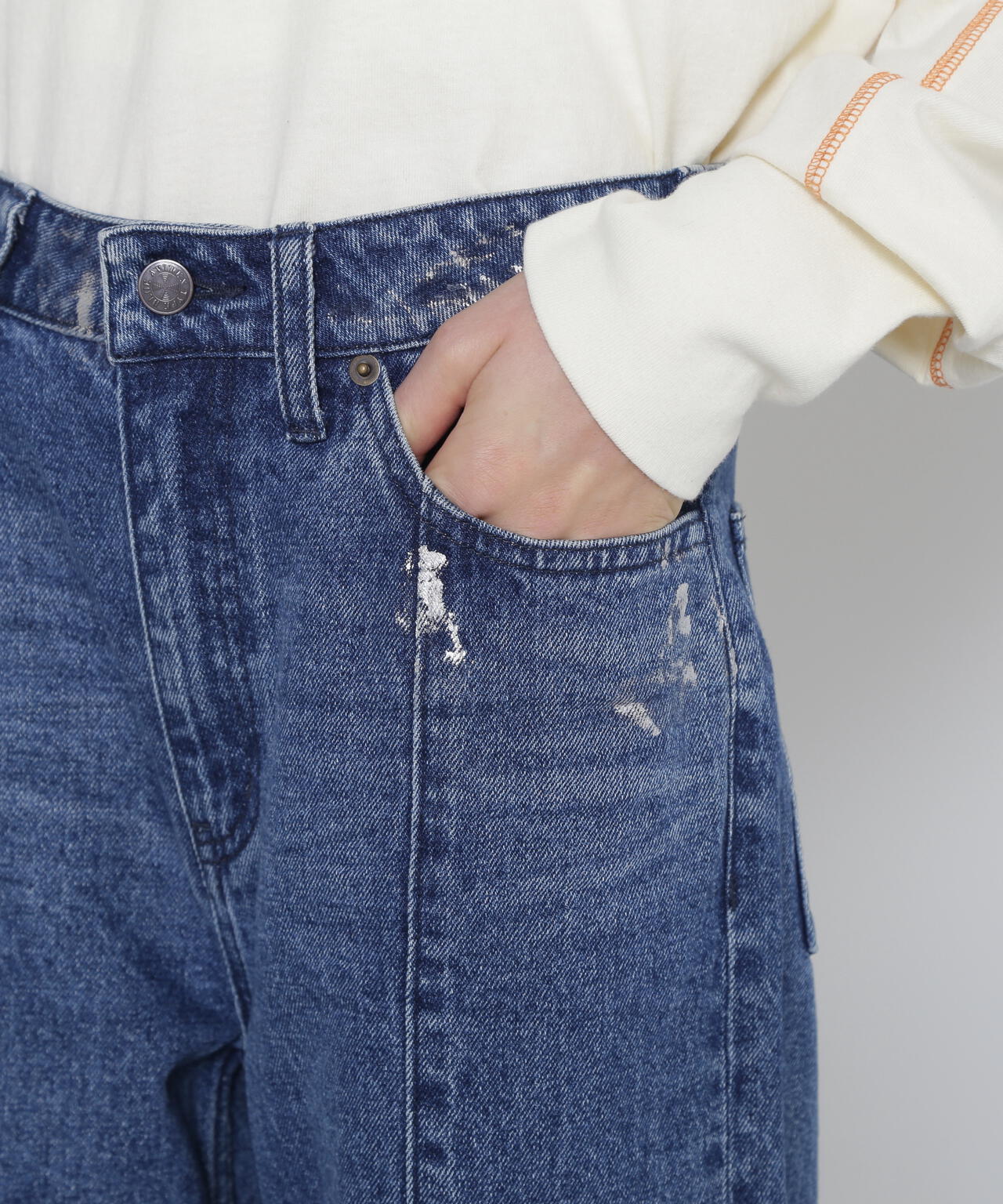 FOIL PRINT DENIM PANTS/箔プリントデニムパンツ | AVIREX