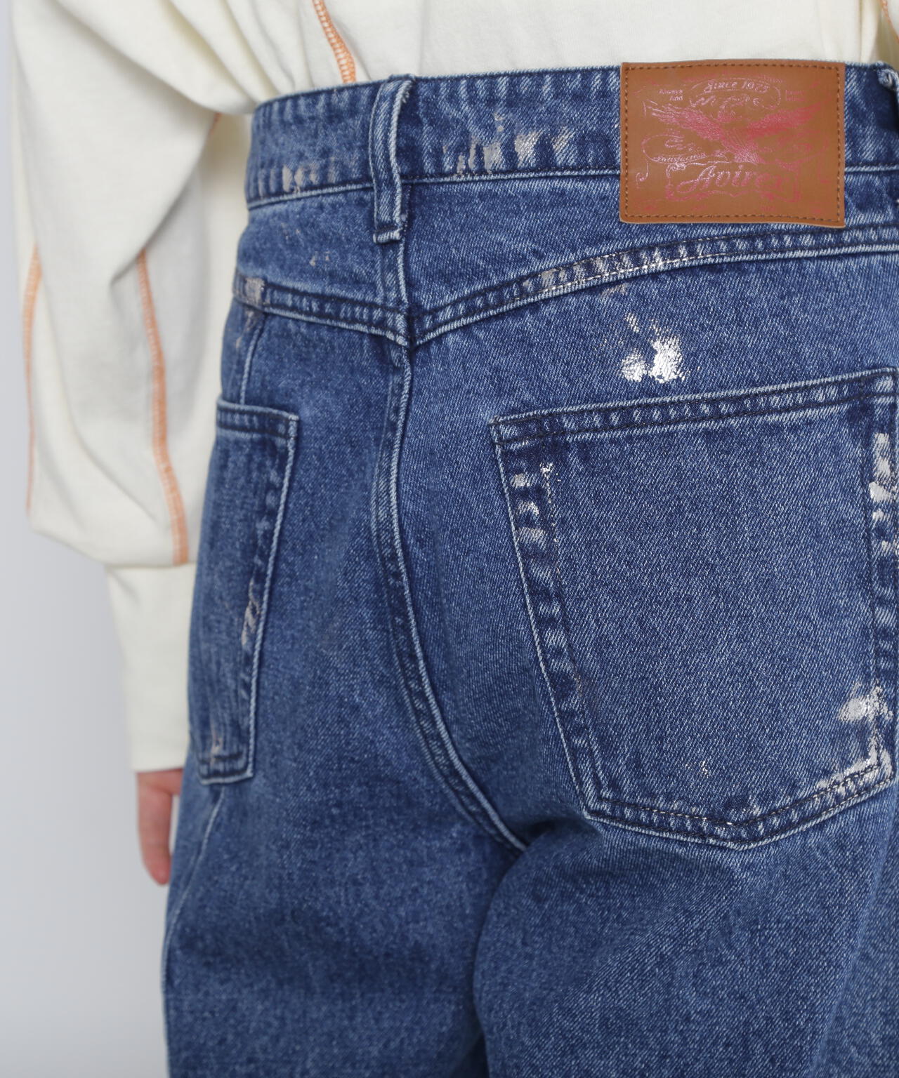 FOIL PRINT DENIM PANTS/箔プリントデニムパンツ | AVIREX