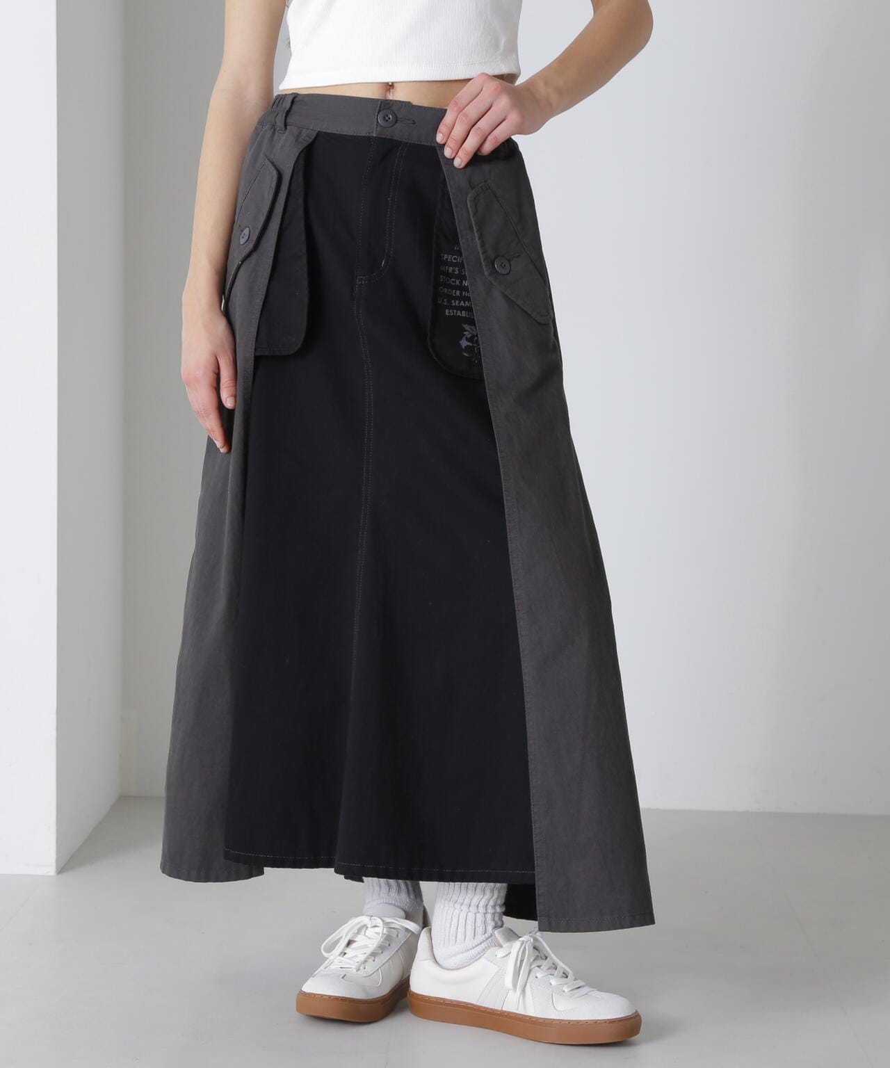 Avirex スカート MILITARY DETACHABLE BIG POCKET SKIRT/ミリタリー