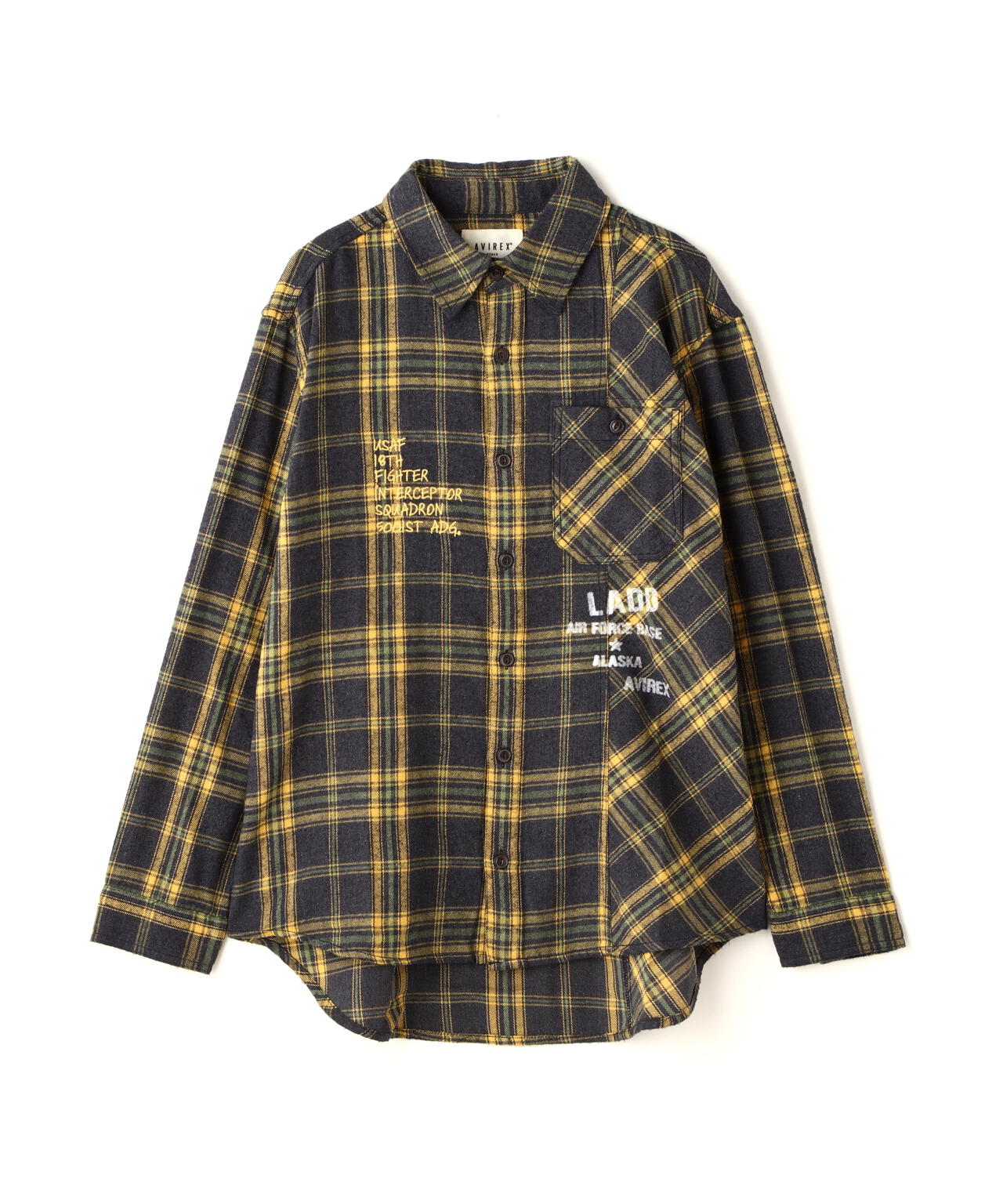 アヴィレックス（AVIREX）/CHEMICAL WASH CHECK SHIRT／ケミカルウォッシュ チェックシャツ CHEMICAL WASH CHECK SHIRT/ケミカルウォッシュ チェックシャツ