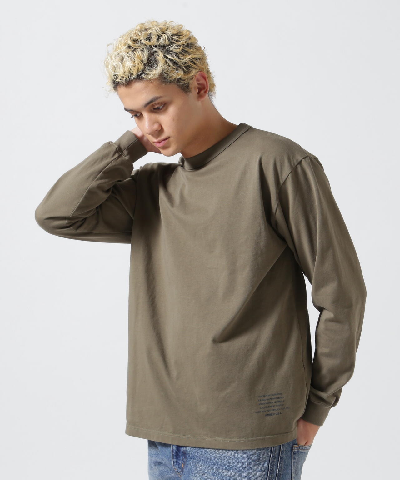 MIL. STENCIL T-SHIRT OFFICIAL LOGO / ミリタリー ステンシル