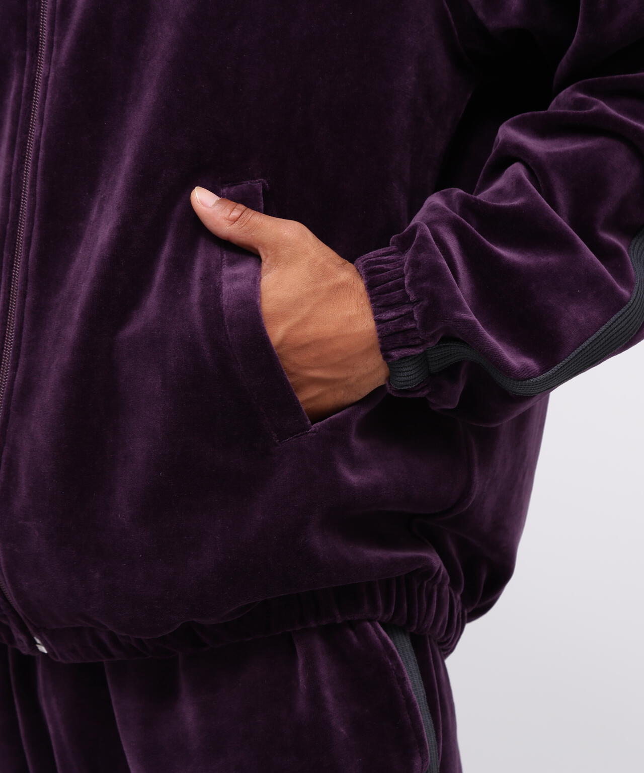 WEB&DEPOT限定》VELOUR TRACK JACKET / ベロア トラックジャケット